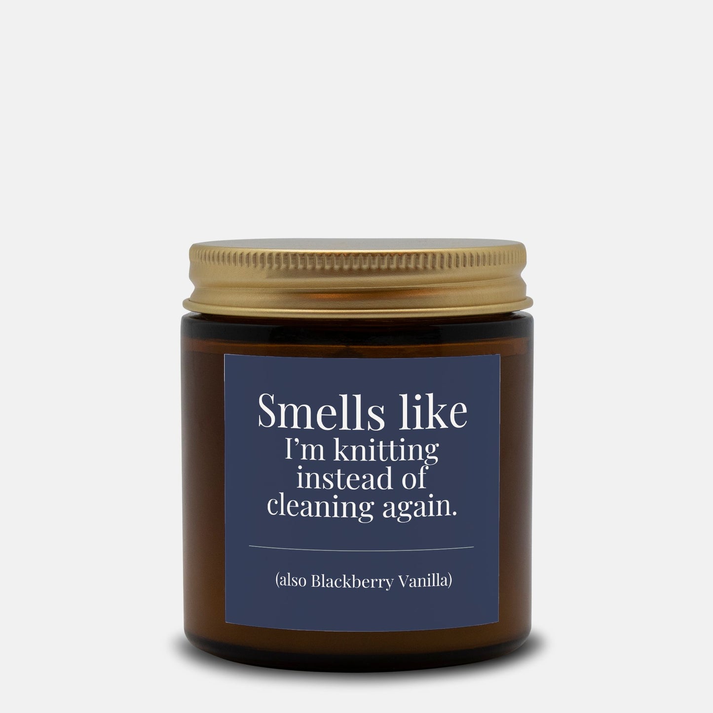 Hand-Poured Soy Wax Candle For Knitters | Blackberry Vanilla
