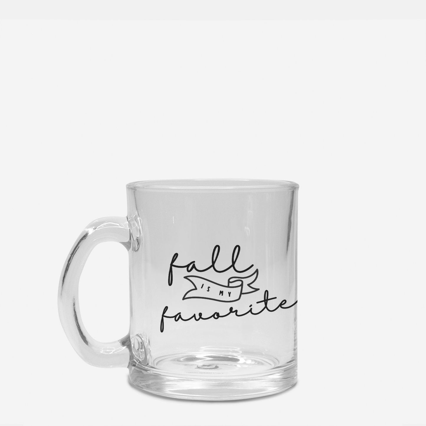 "Fall Is My Favorite" Glass Mug