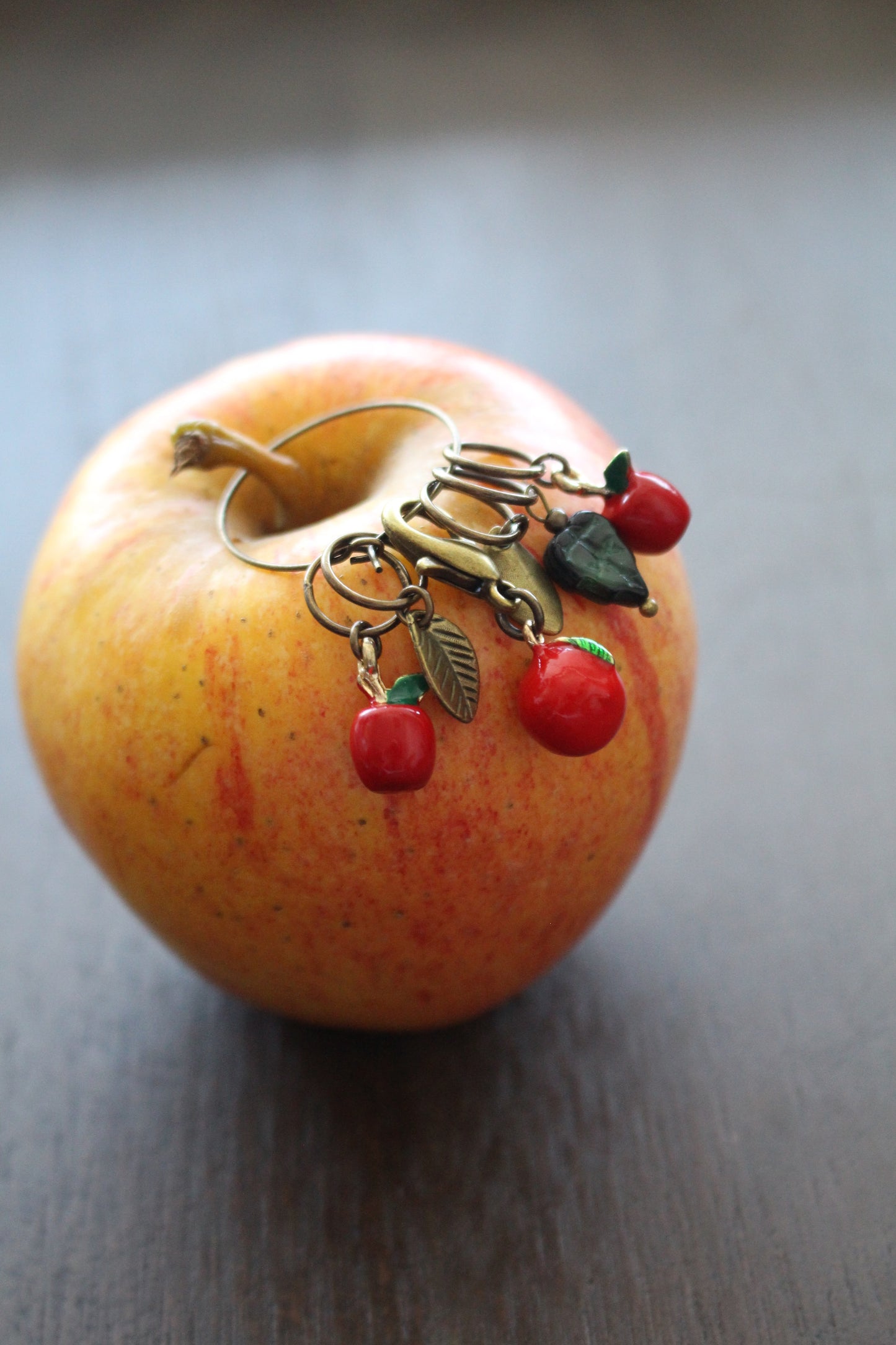 Harvest Apple Stitch Markers Set