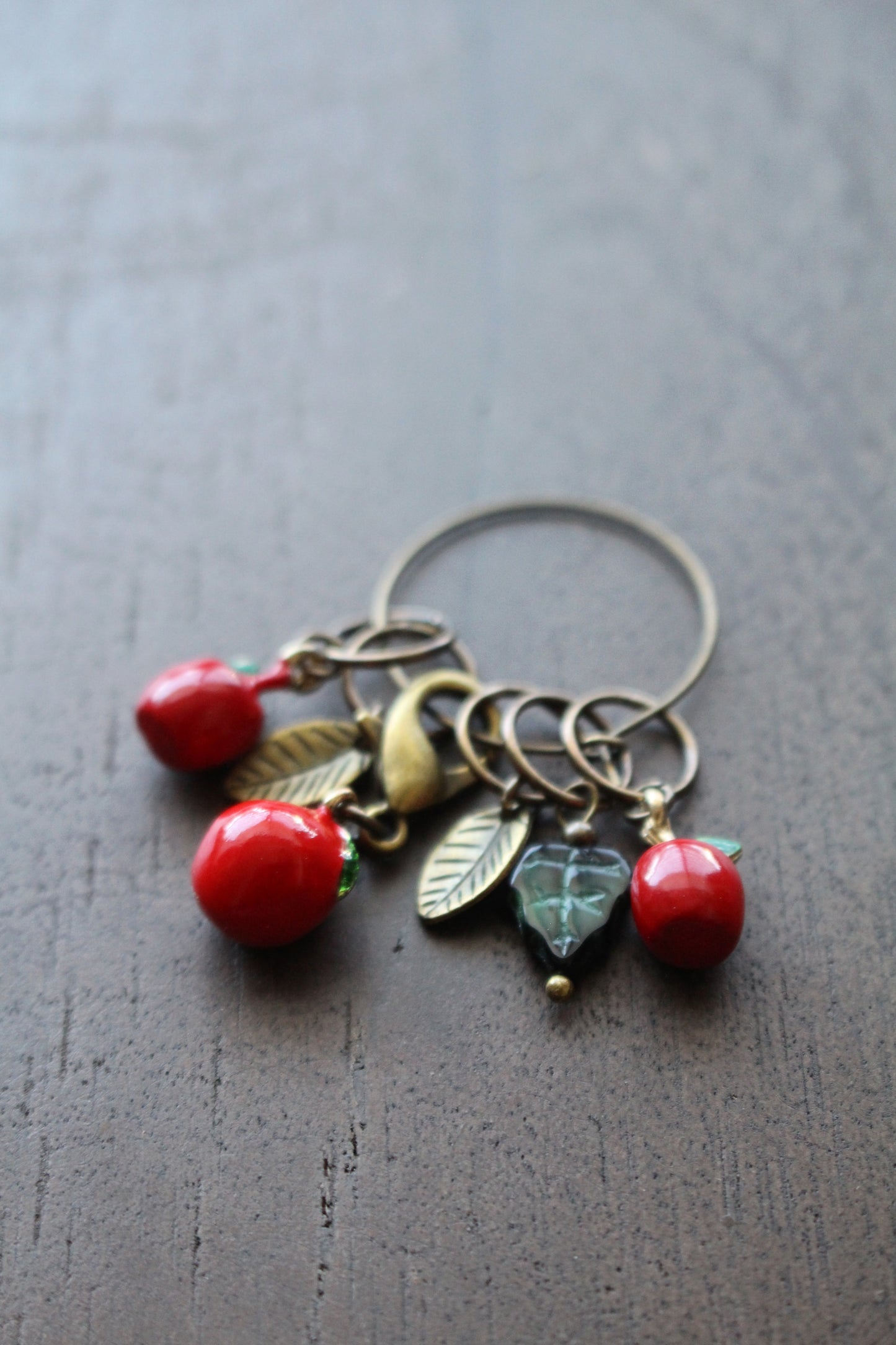 Harvest Apple Stitch Markers Set