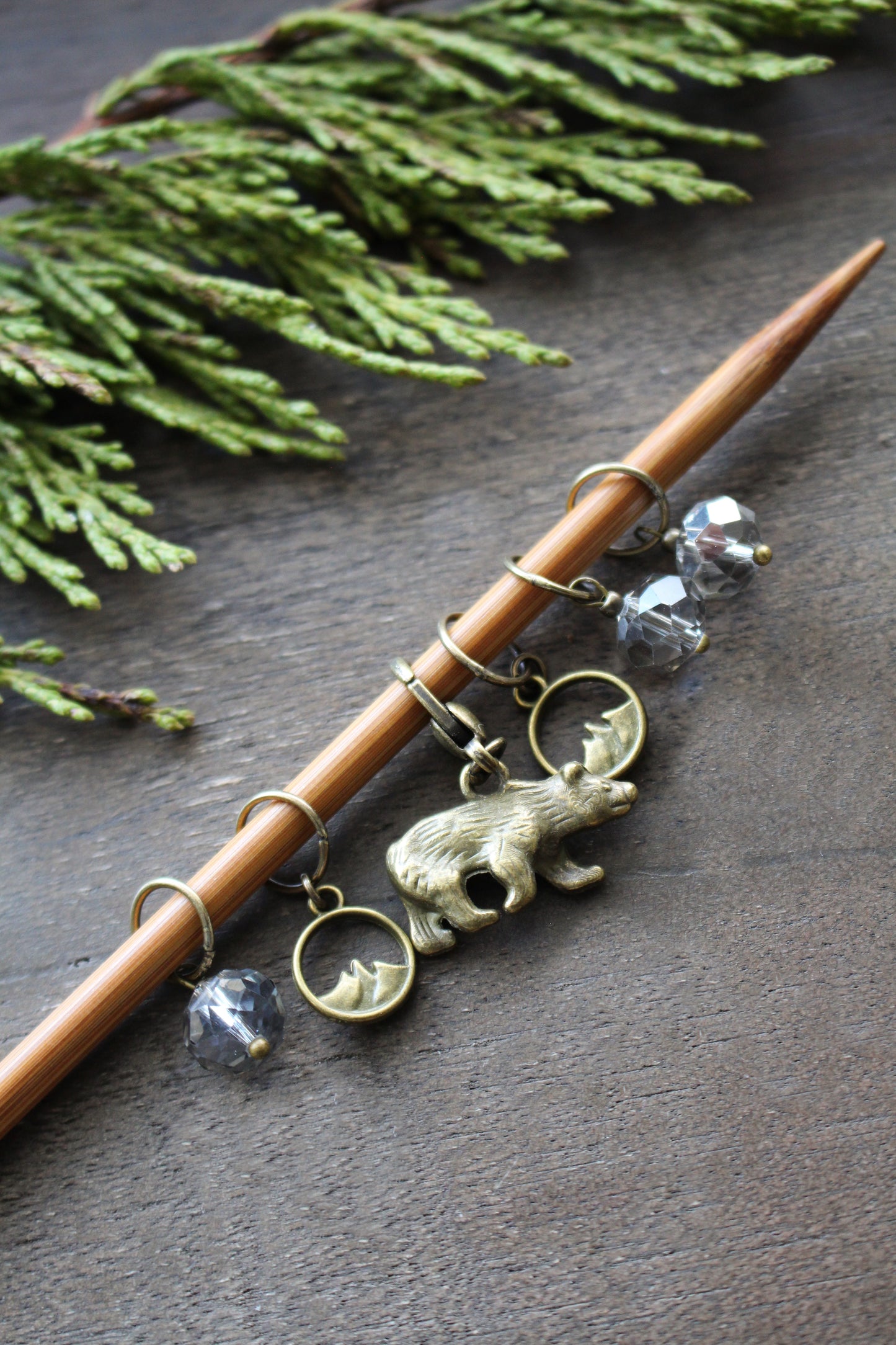 Bear Mountain Stitch Markers Set