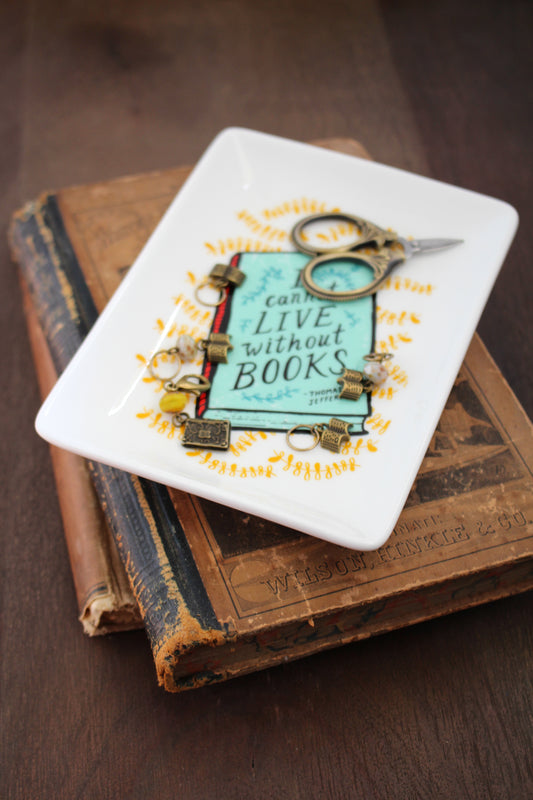 Bibliophile Trinket Dish
