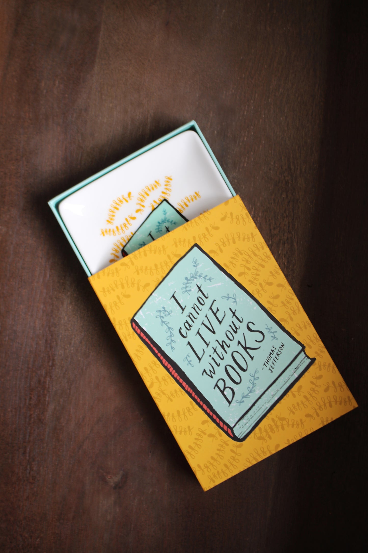 Bibliophile Trinket Dish