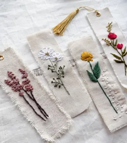 Embroidered Bookmark Making Kit