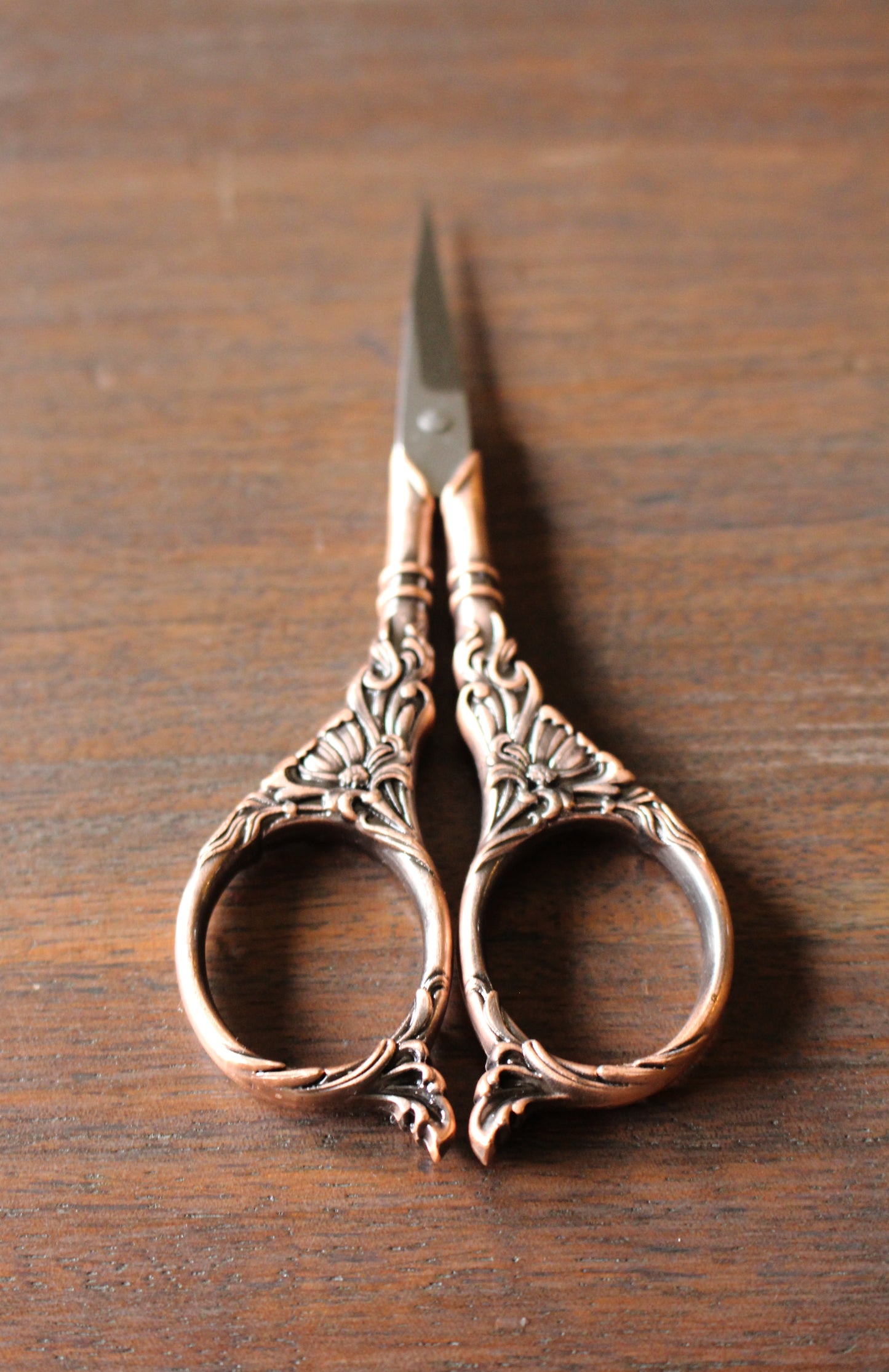 Vintage Copper Sewing Gift Set