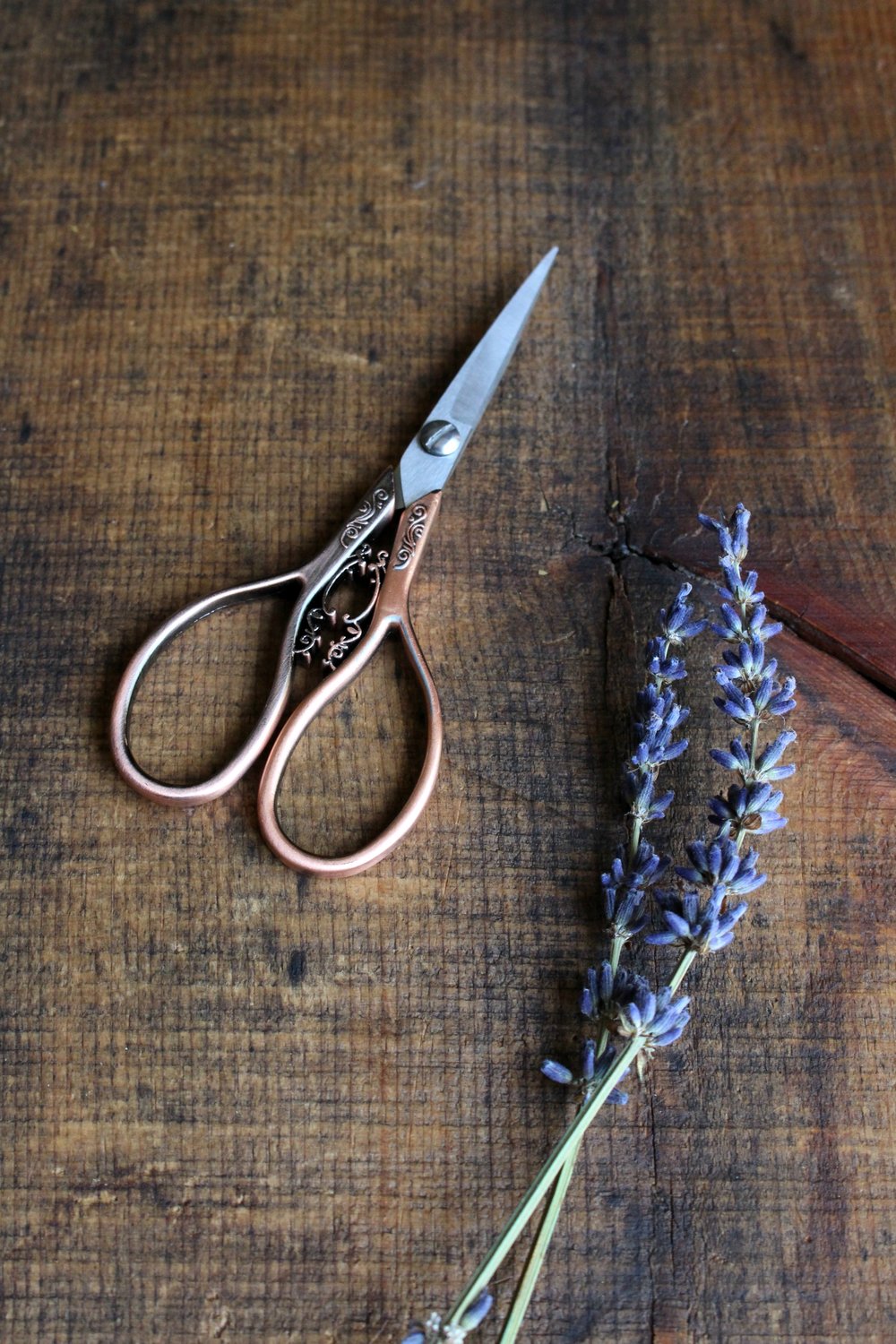 Floral Teardrop Scissors