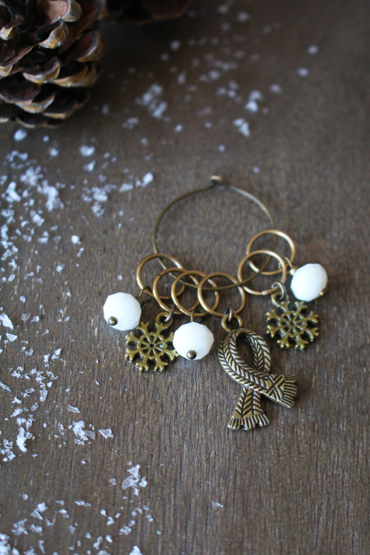 Winter Scarf Stitch Markers Set
