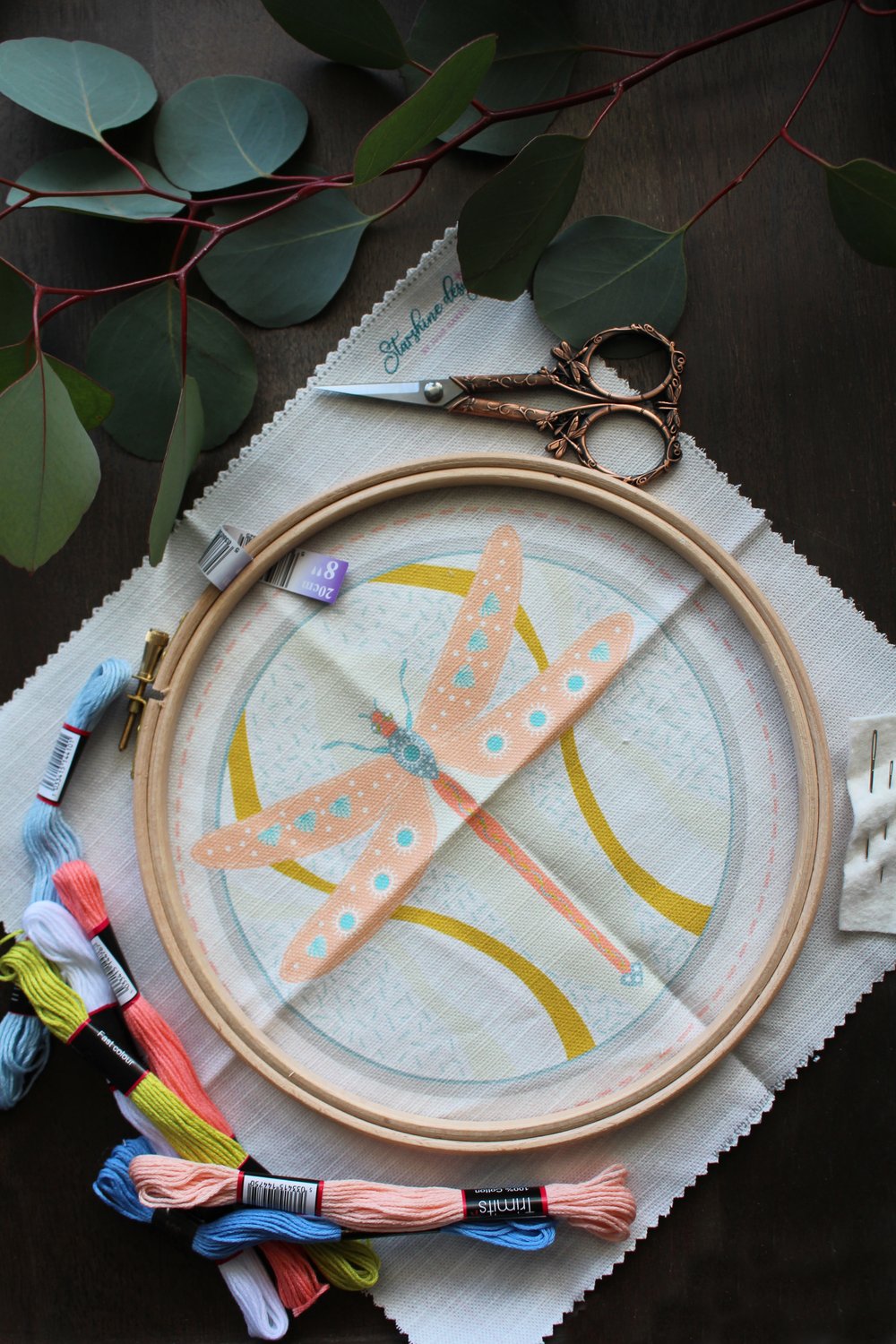 Dragonfly Embroidery Kit