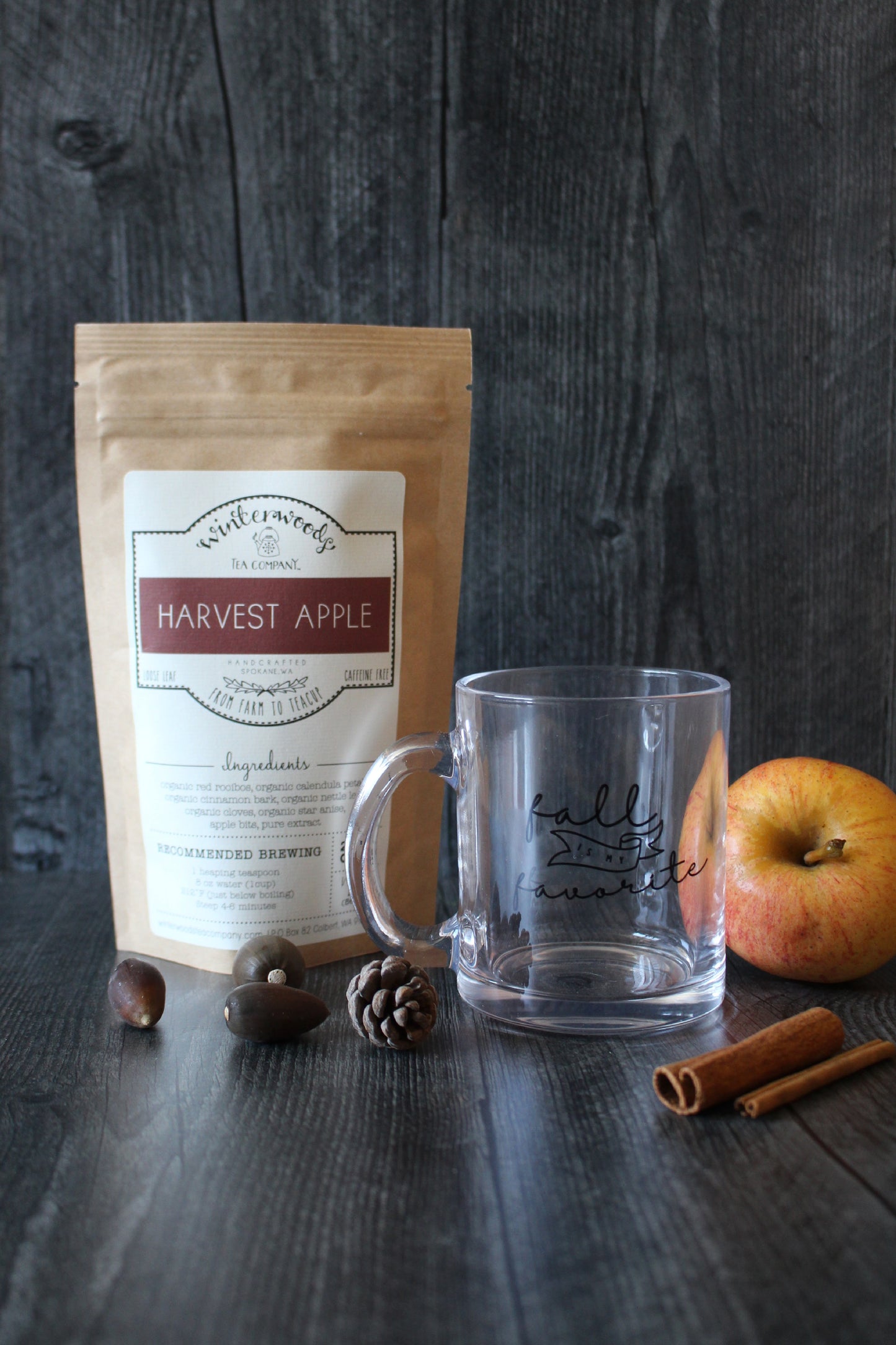 "Fall Is My Favorite" Glass Mug