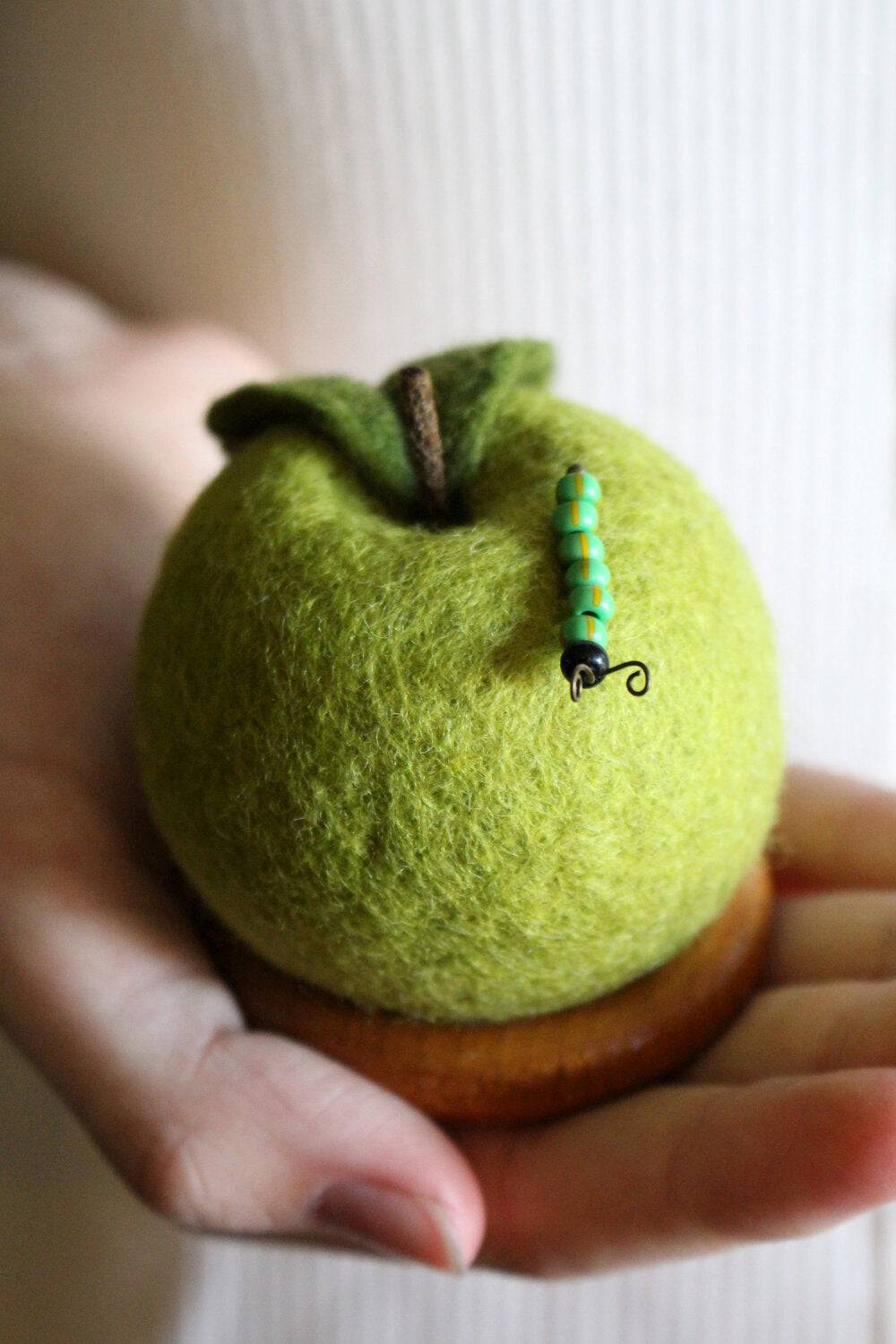 Felt Apple Pincushion