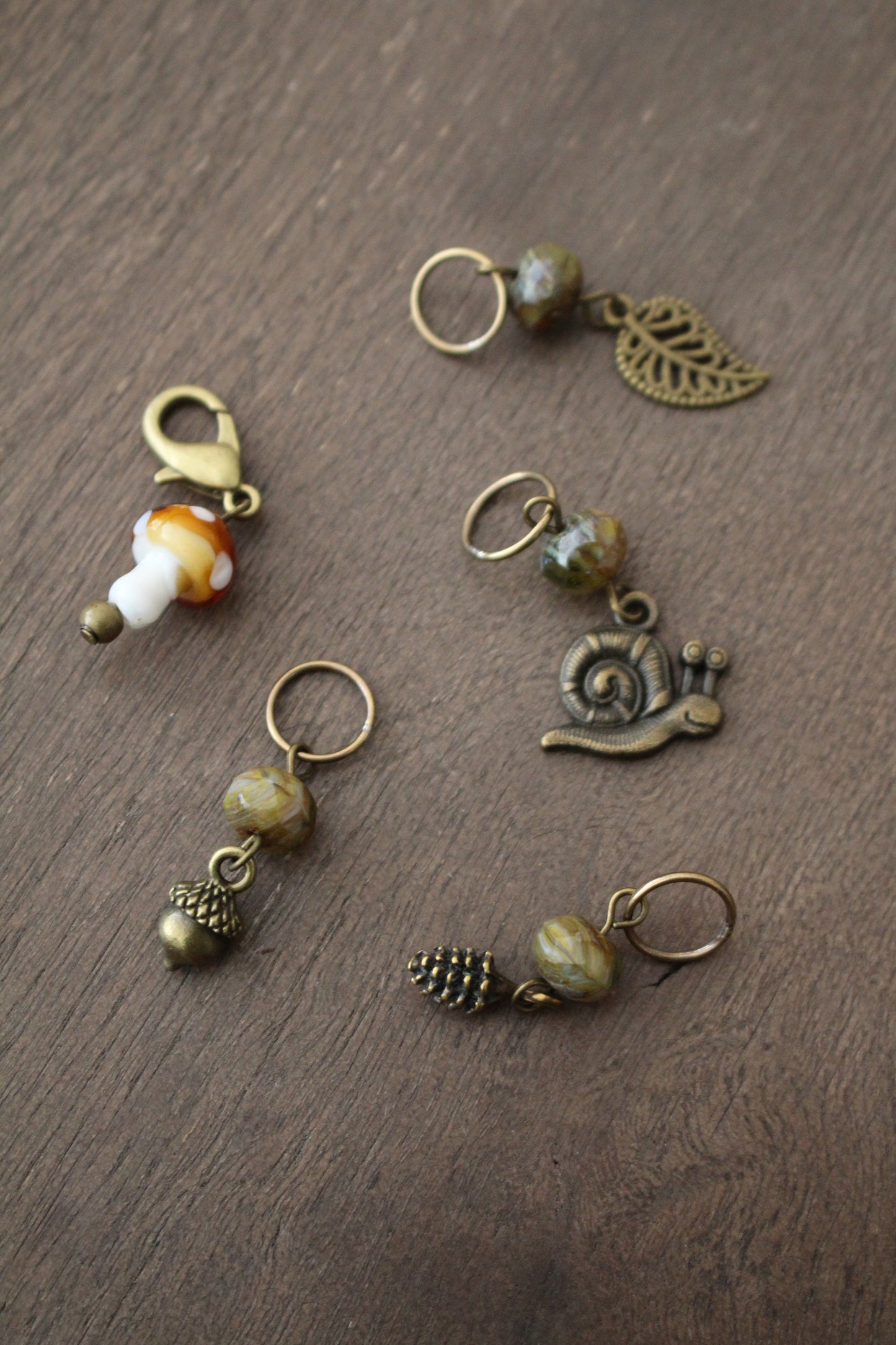 Forest Floor Stitch Marker Set