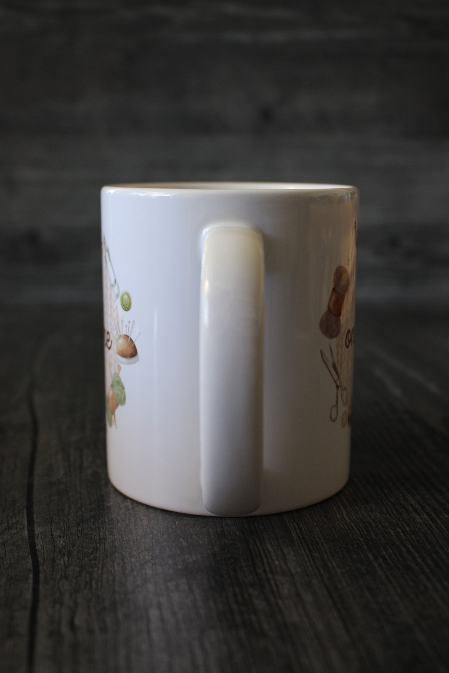 Vintage Just One More Row Mug