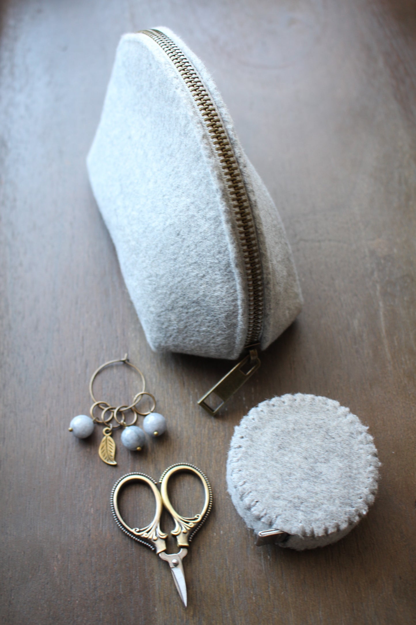 Woolen Notions Pouch Gift Set