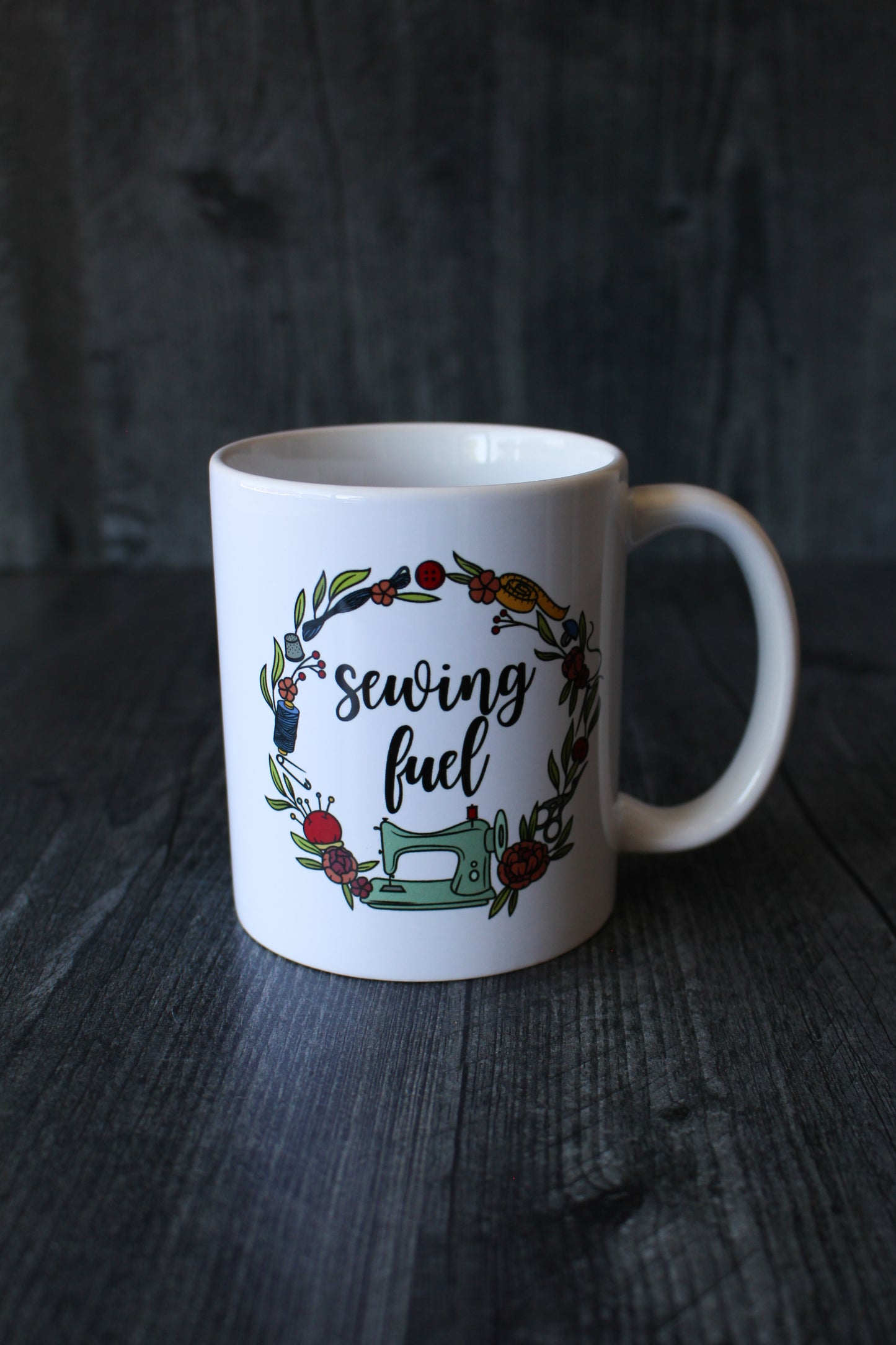 "Sewing Fuel" Mug