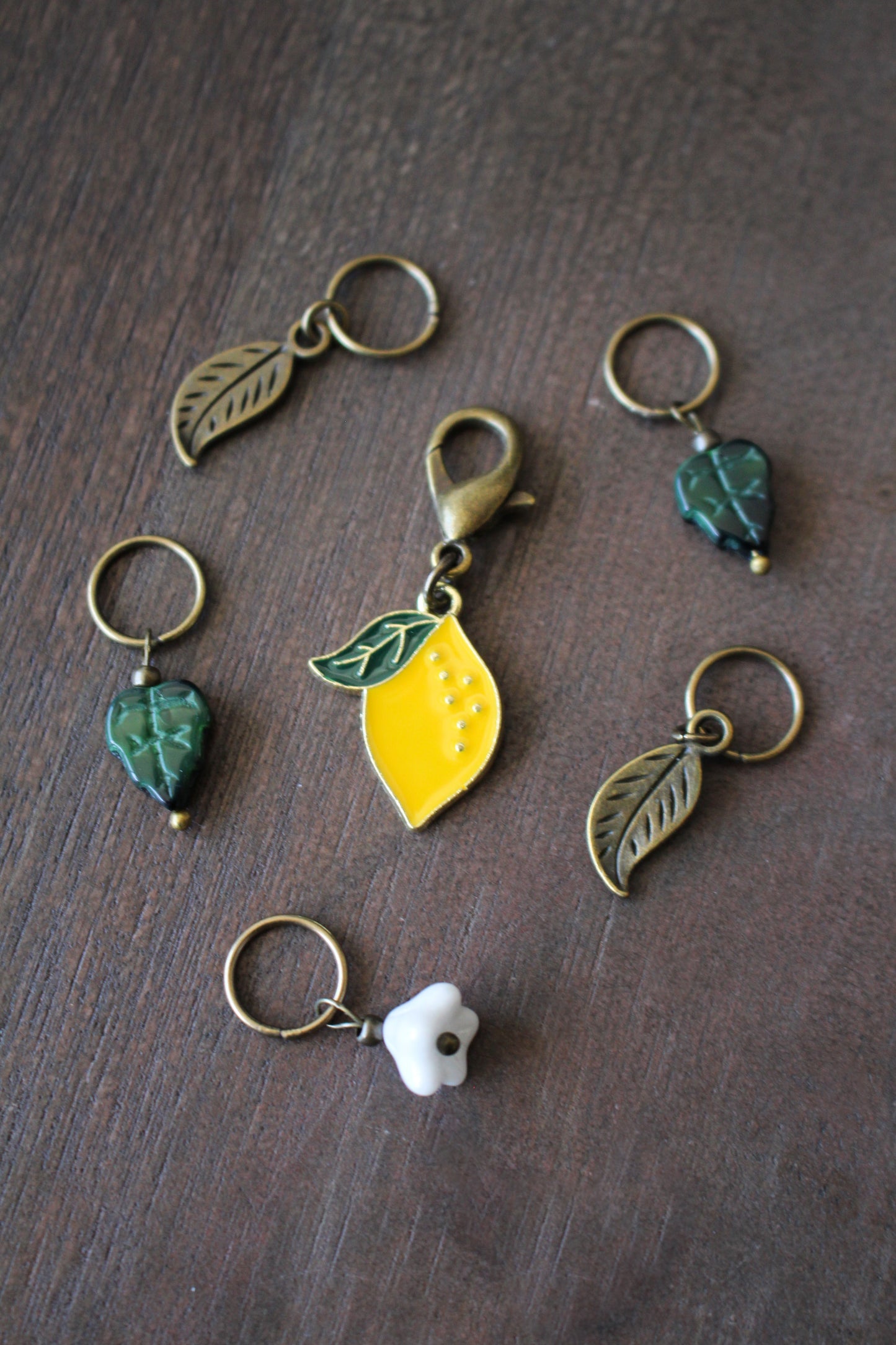 Lemon Tree Stitch Marker Set