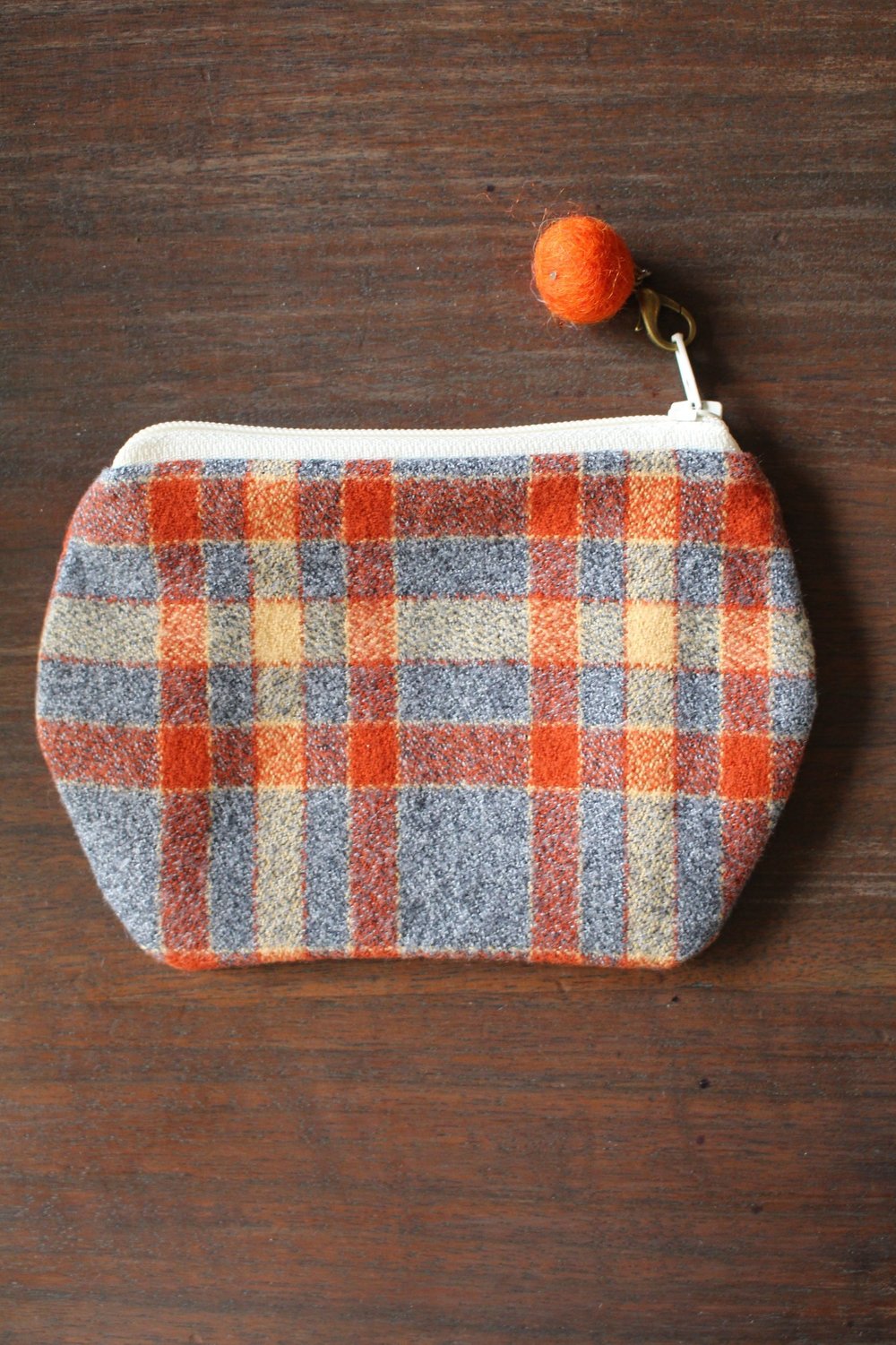 Cozy Flannel Zippered Pouch