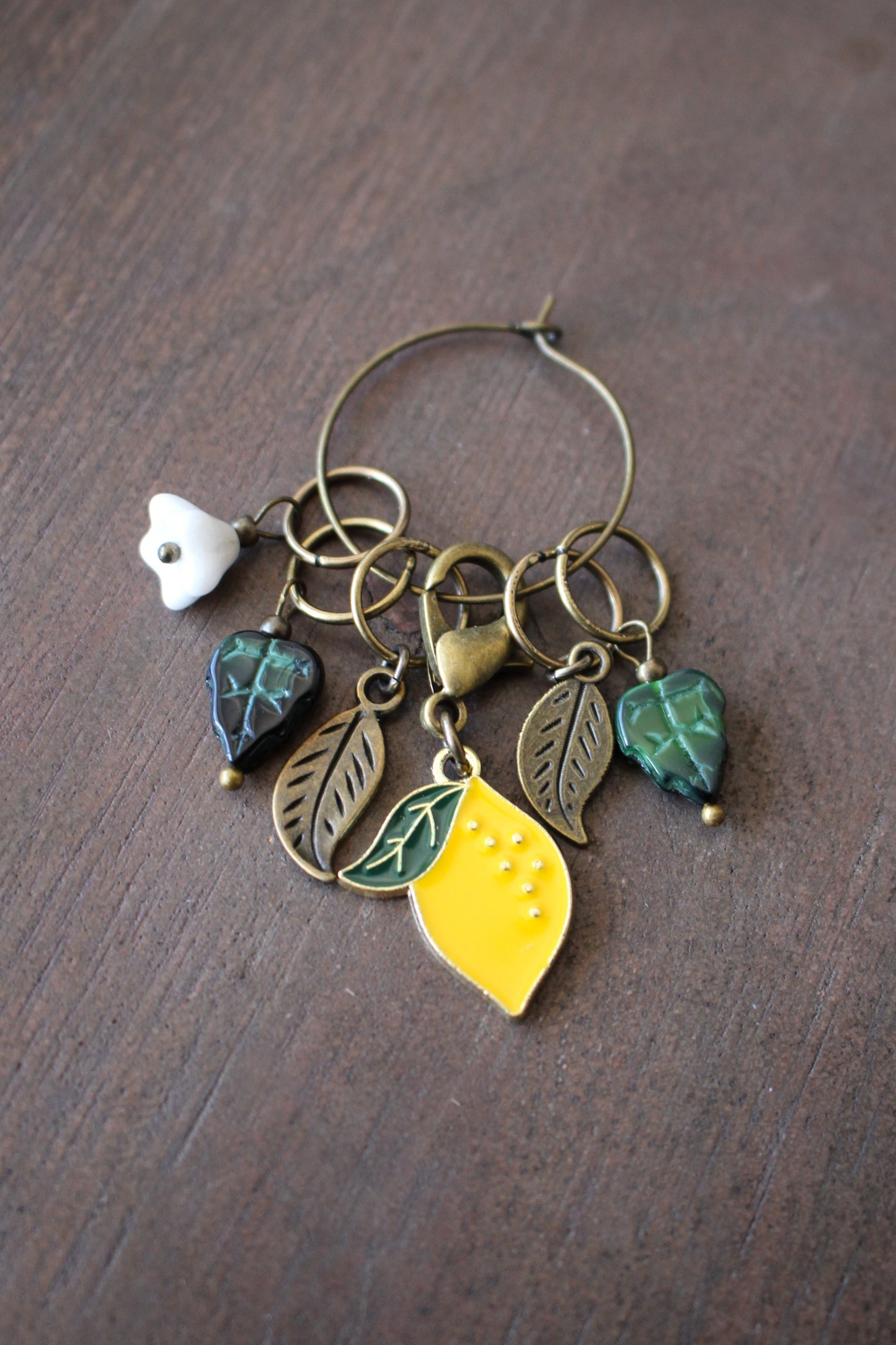 Lemon Tree Stitch Marker Set
