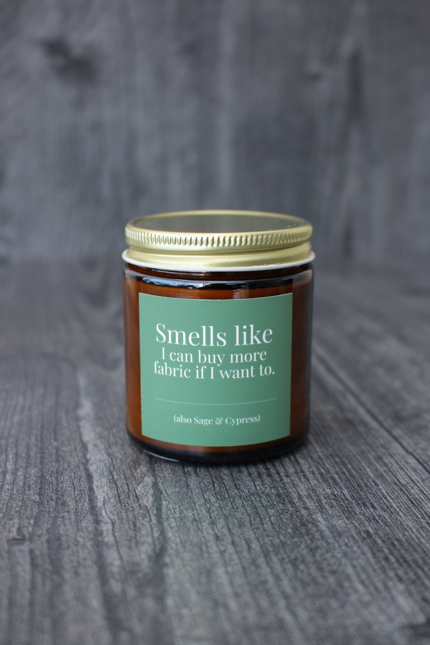 Hand-Poured Soy Wax Candle For Quilting and Sewing | Sage & Cypress