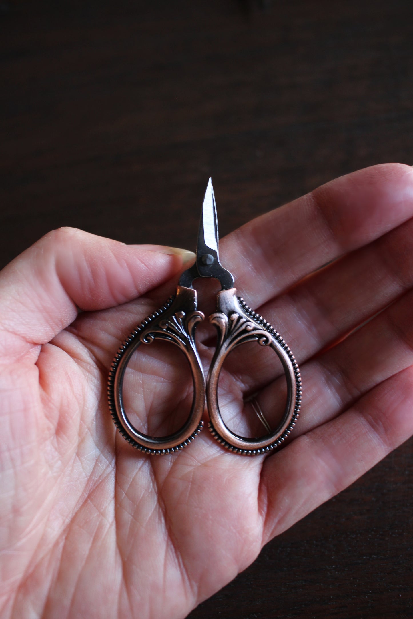 Copper Dragonfly Scissors Gift Set