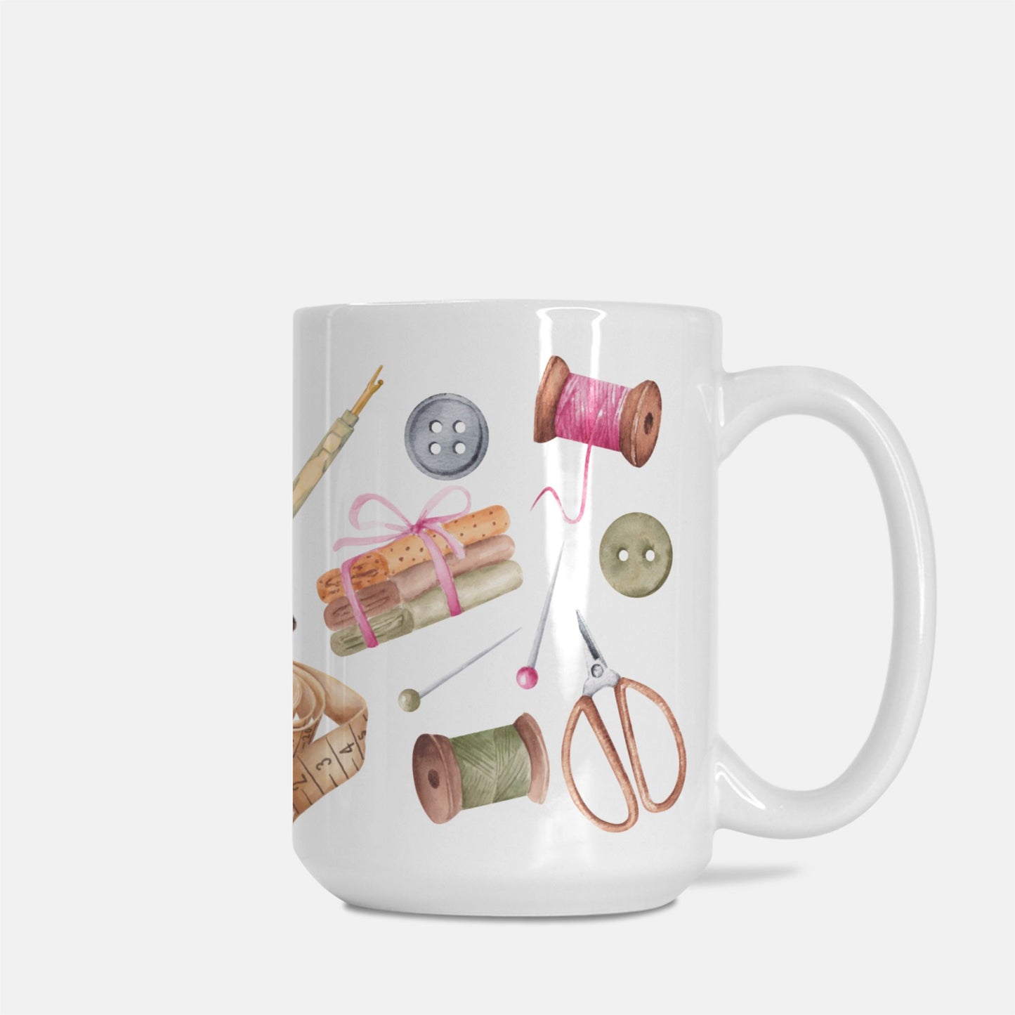 Vintage Sewing Haberdashery Mug