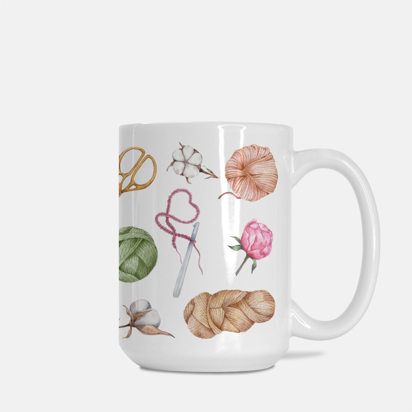 Vintage Crochet Haberdashery Mug