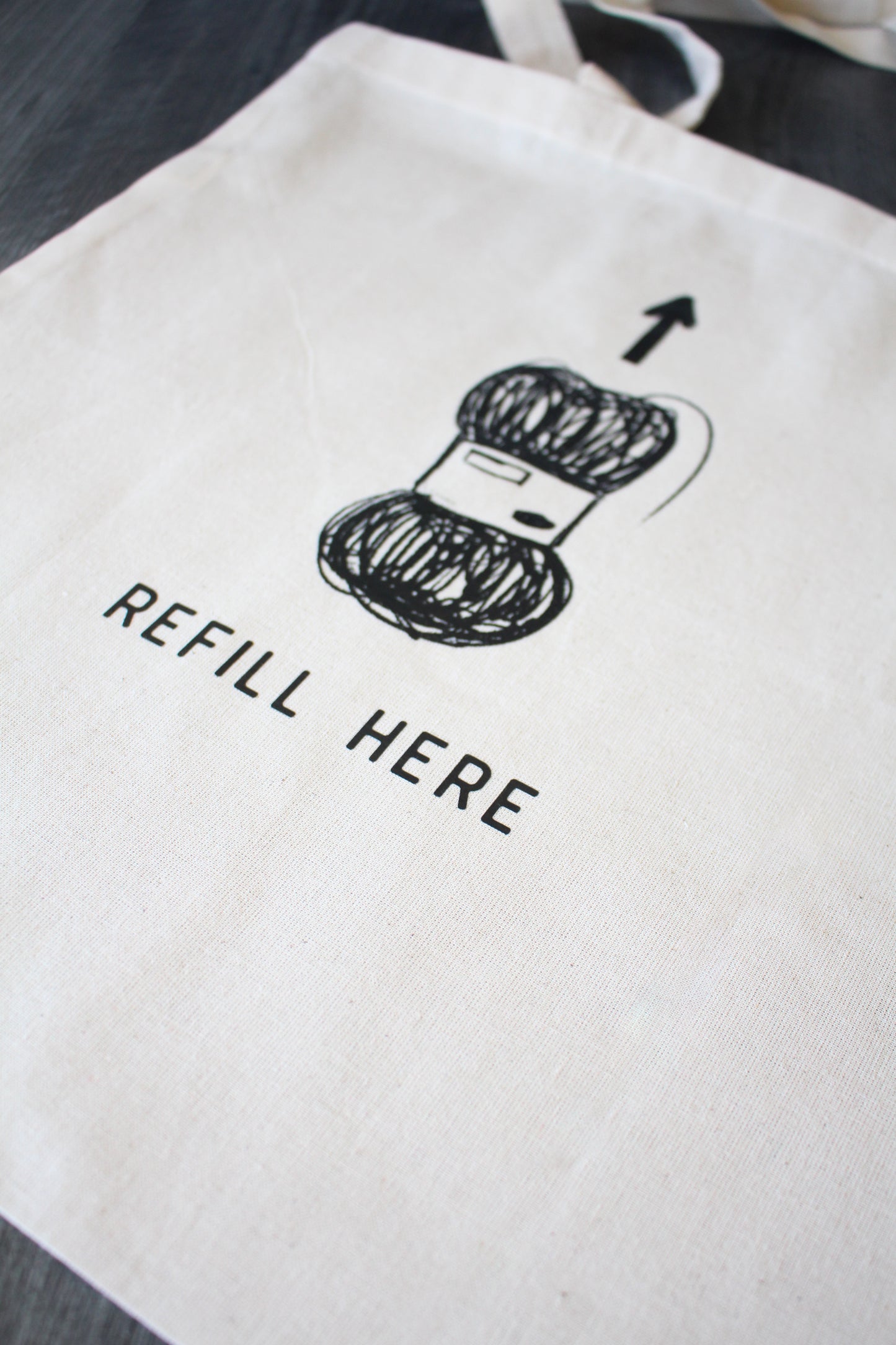 "Refill Here" Tote