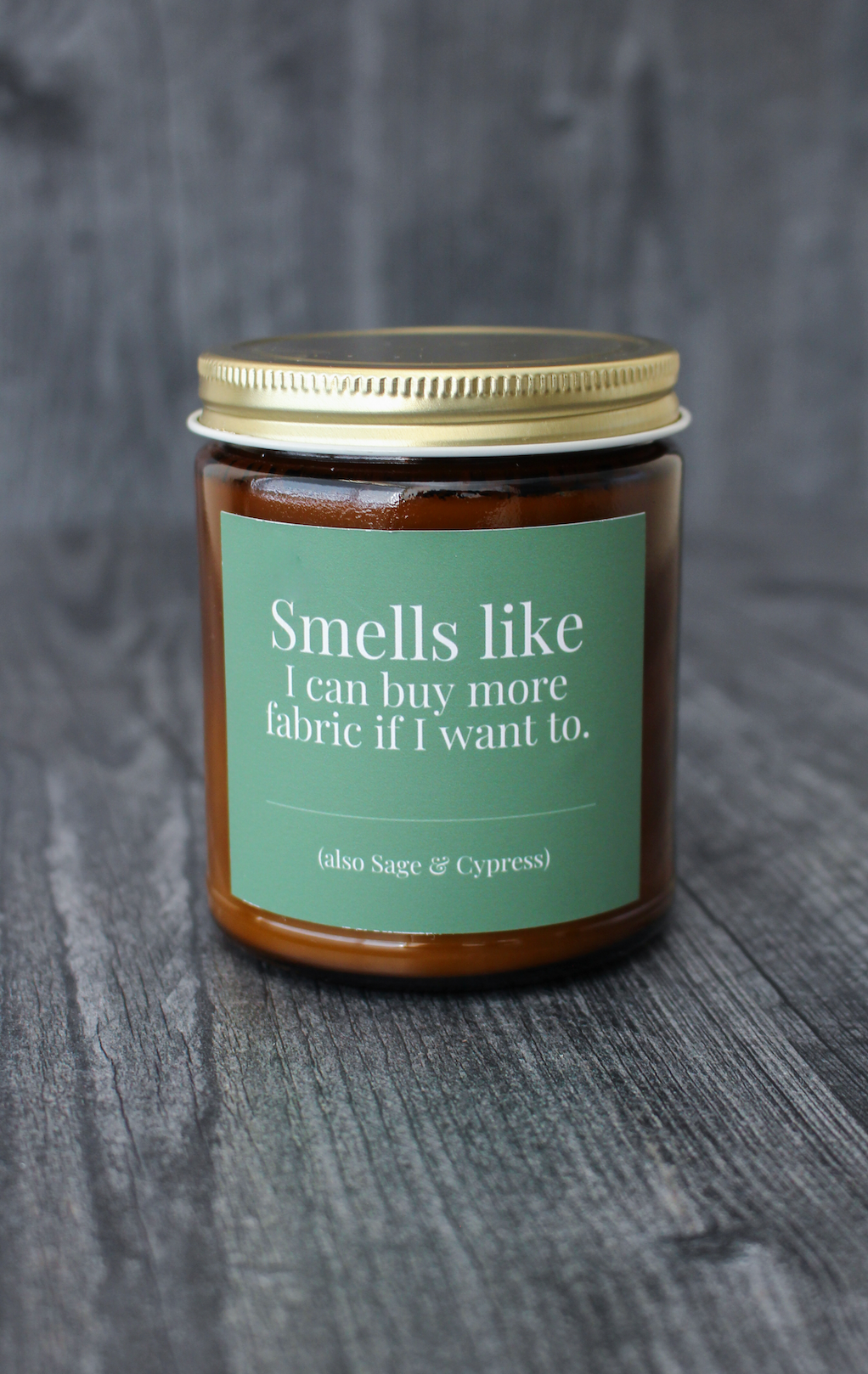 Hand-Poured Soy Wax Candle For Quilting and Sewing | Sage & Cypress