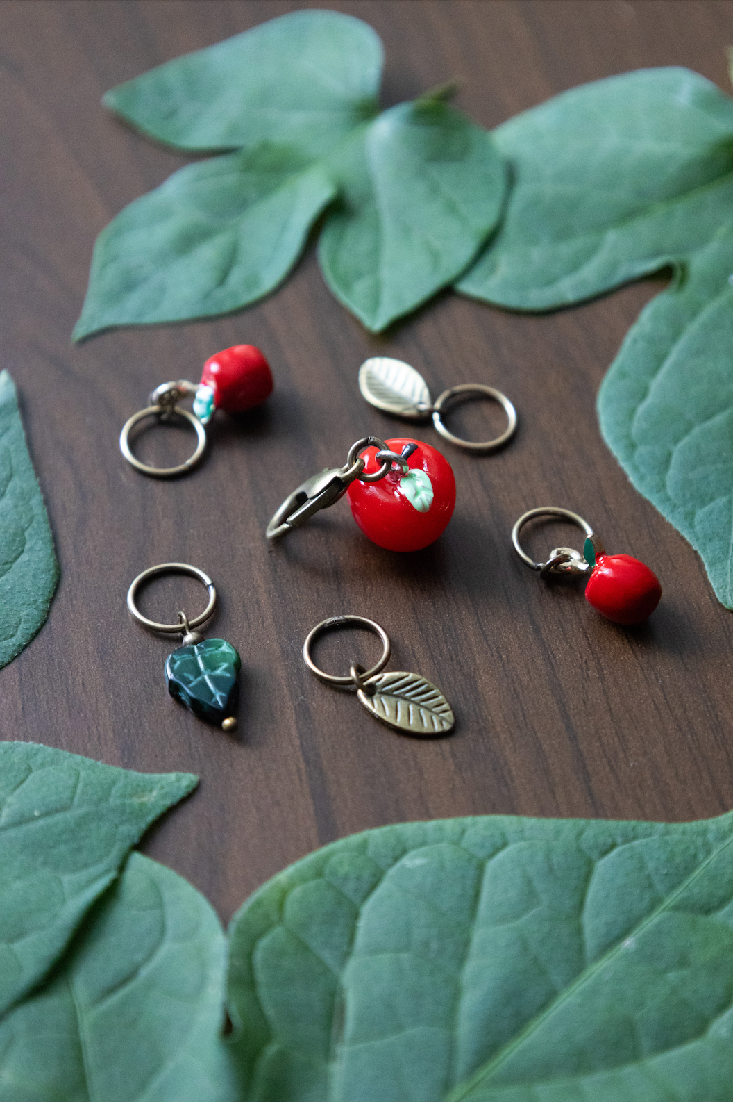 Harvest Apple Stitch Markers Set