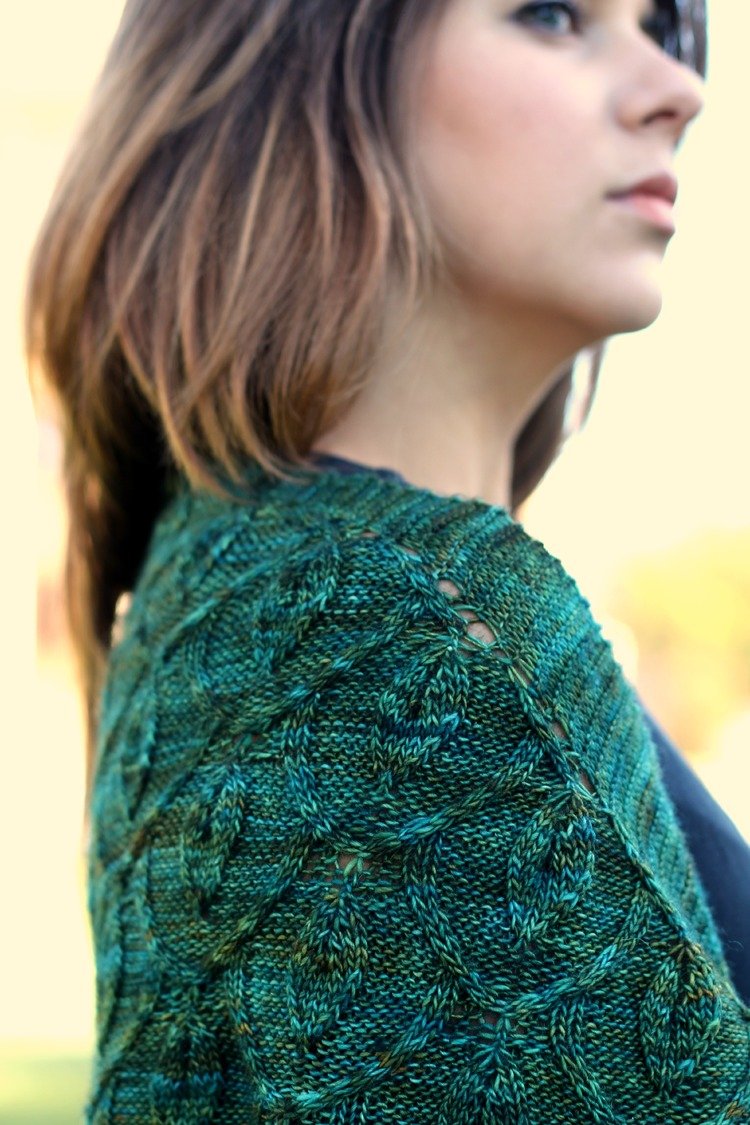 Secret Garden Shawl PDF Pattern