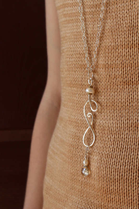 WOOL & WIRE "Symphony" Stitch Marker Necklace