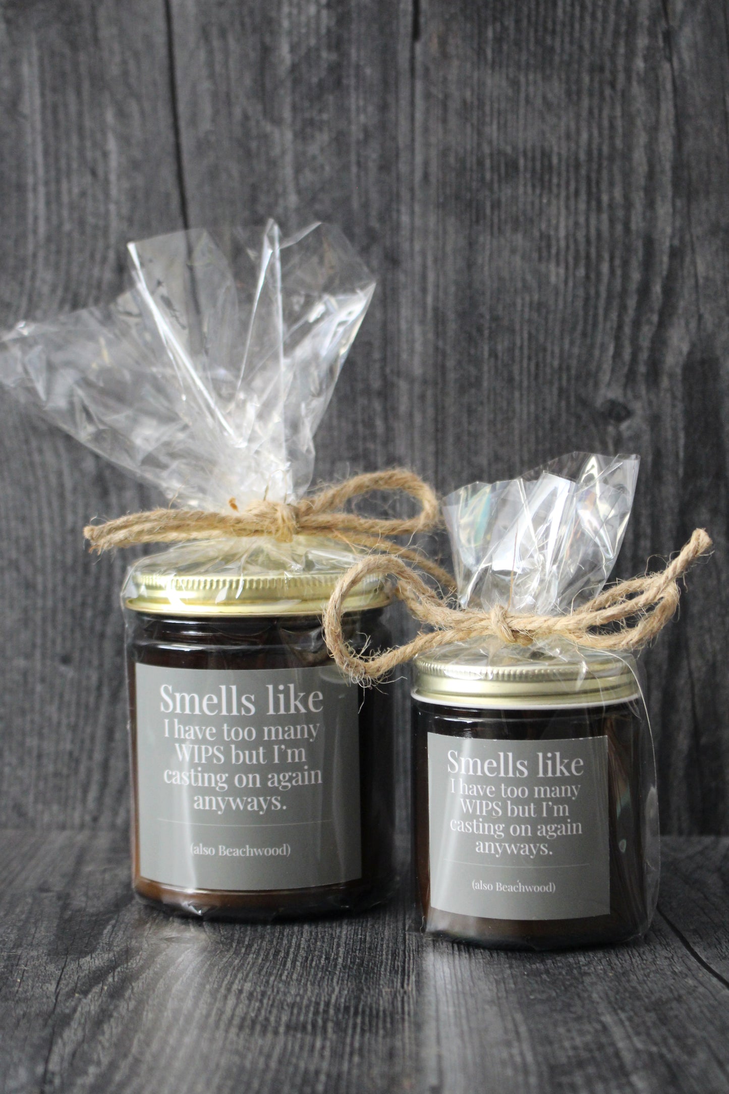 Hand-Poured Soy Wax Candle For Knitters | Beachwood