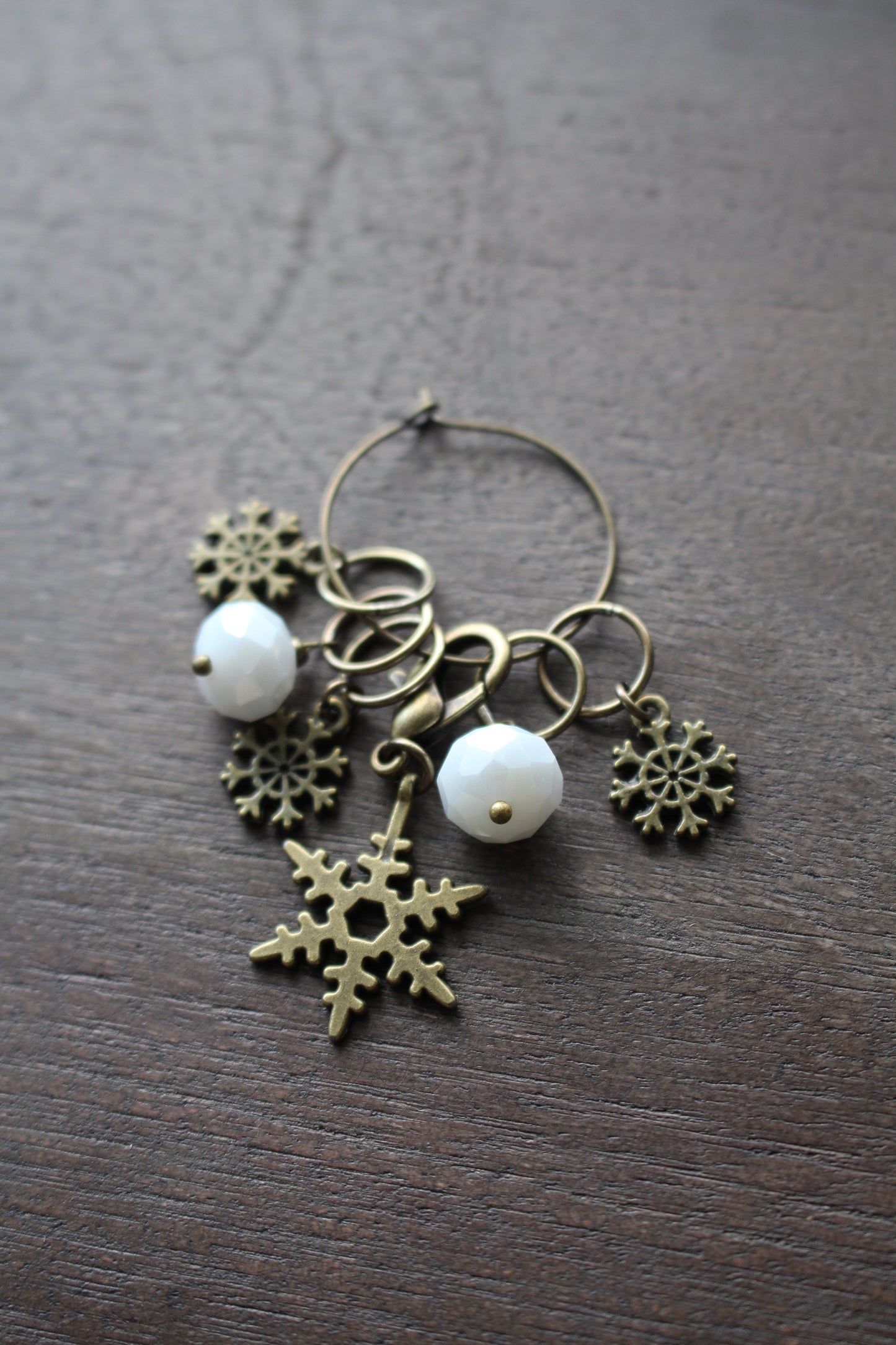 Snowfall Stitch Markers Set