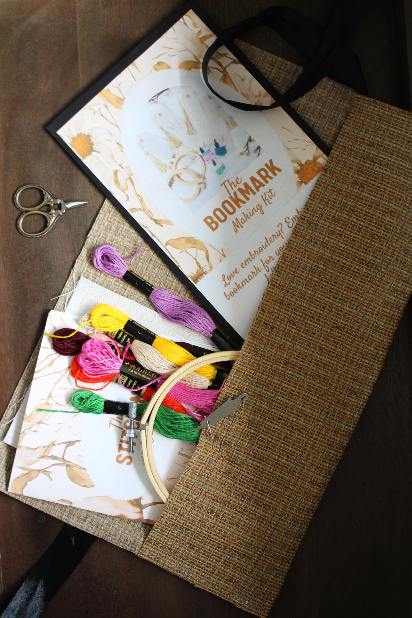 Embroidered Bookmark Making Kit