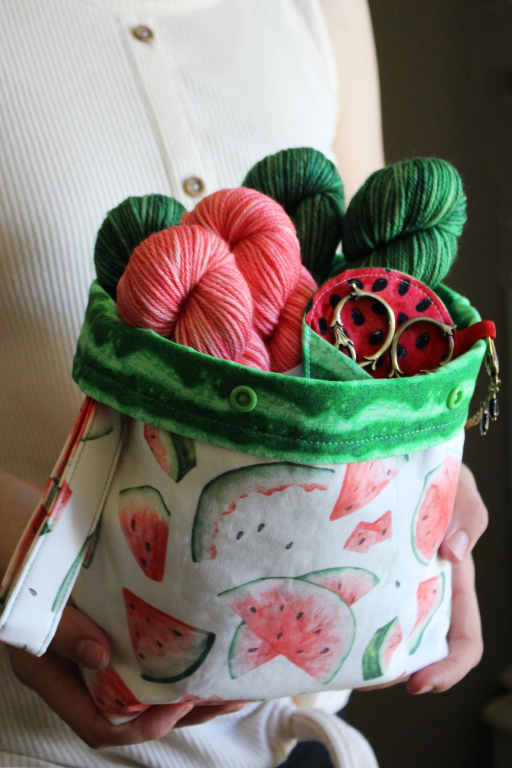 Summer Watermelon Project Bag
