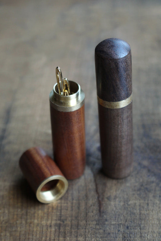 Wooden Tapestry Needle Case