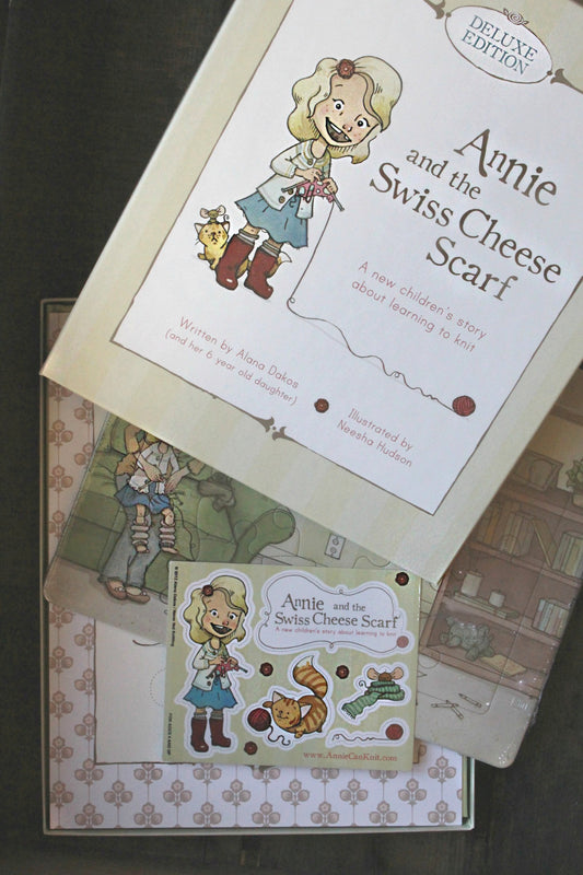 Annie and the Swiss Cheese Scarf Deluxe Gift Set