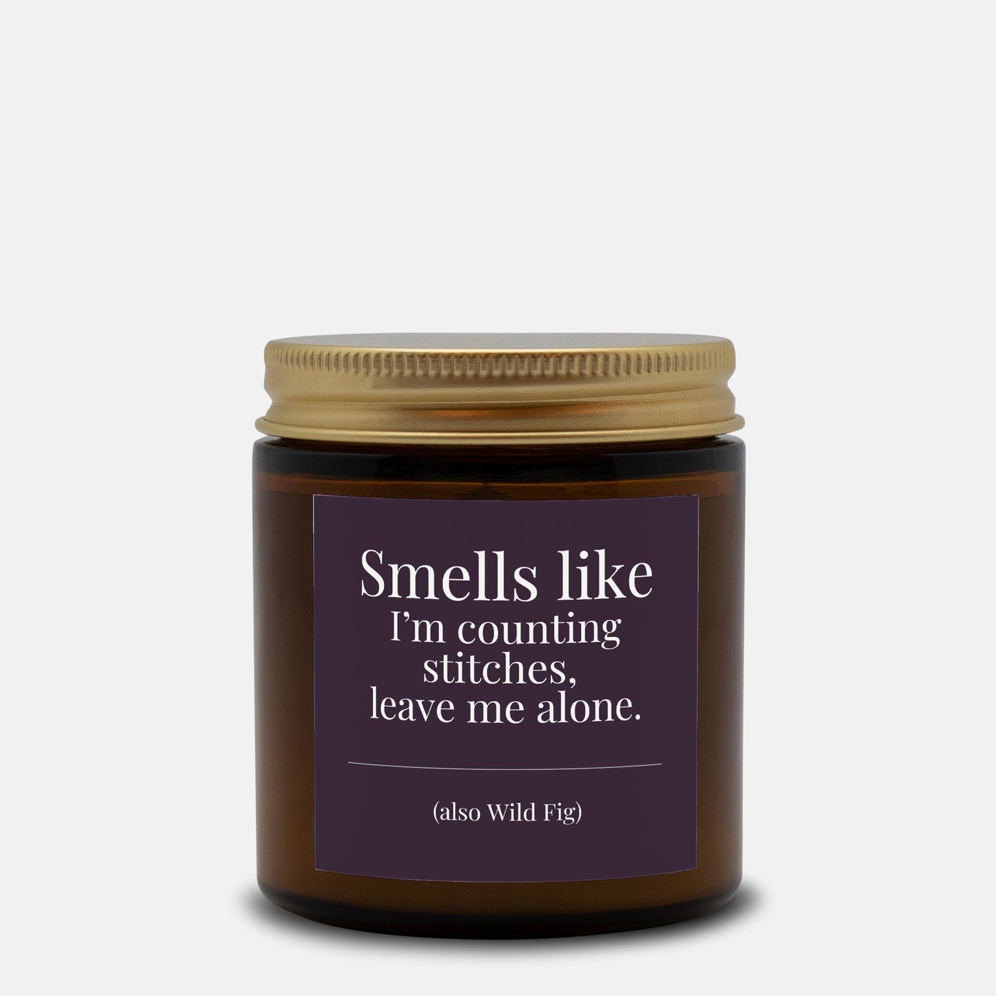 Hand-Poured Soy Wax Candle For Knitters | Wild Fig