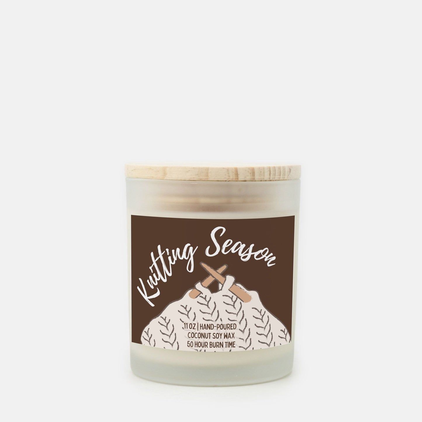 "Knitting Season" WIP Candle