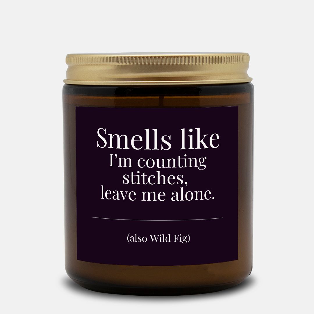 Hand-Poured Soy Wax Candle For Knitters | Wild Fig