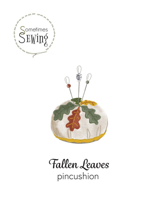 Fallen Leaves Pincushion PDF Pattern