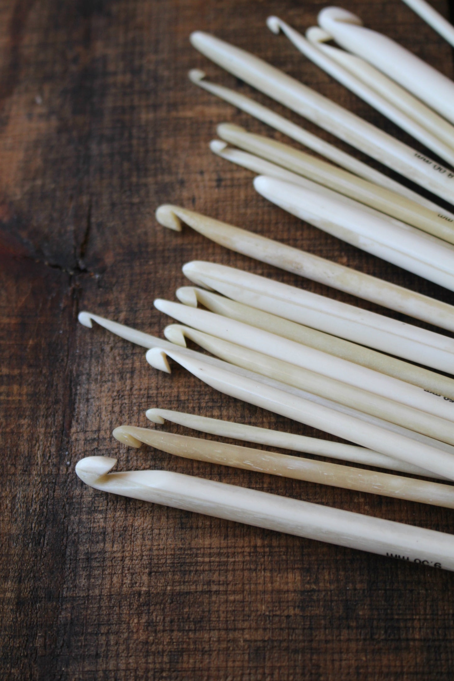 Bone Crochet Hooks