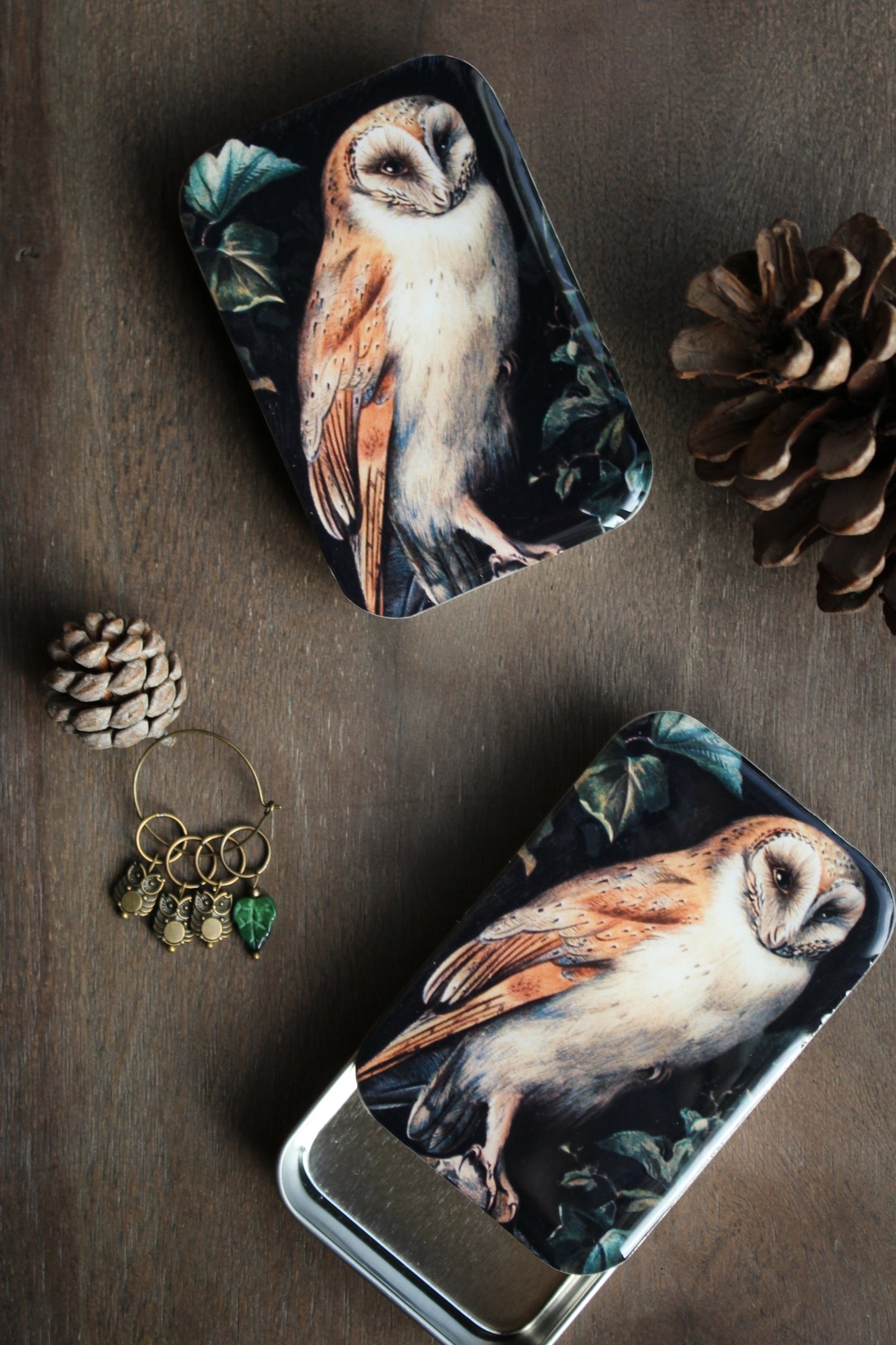 Owl Notions Tin