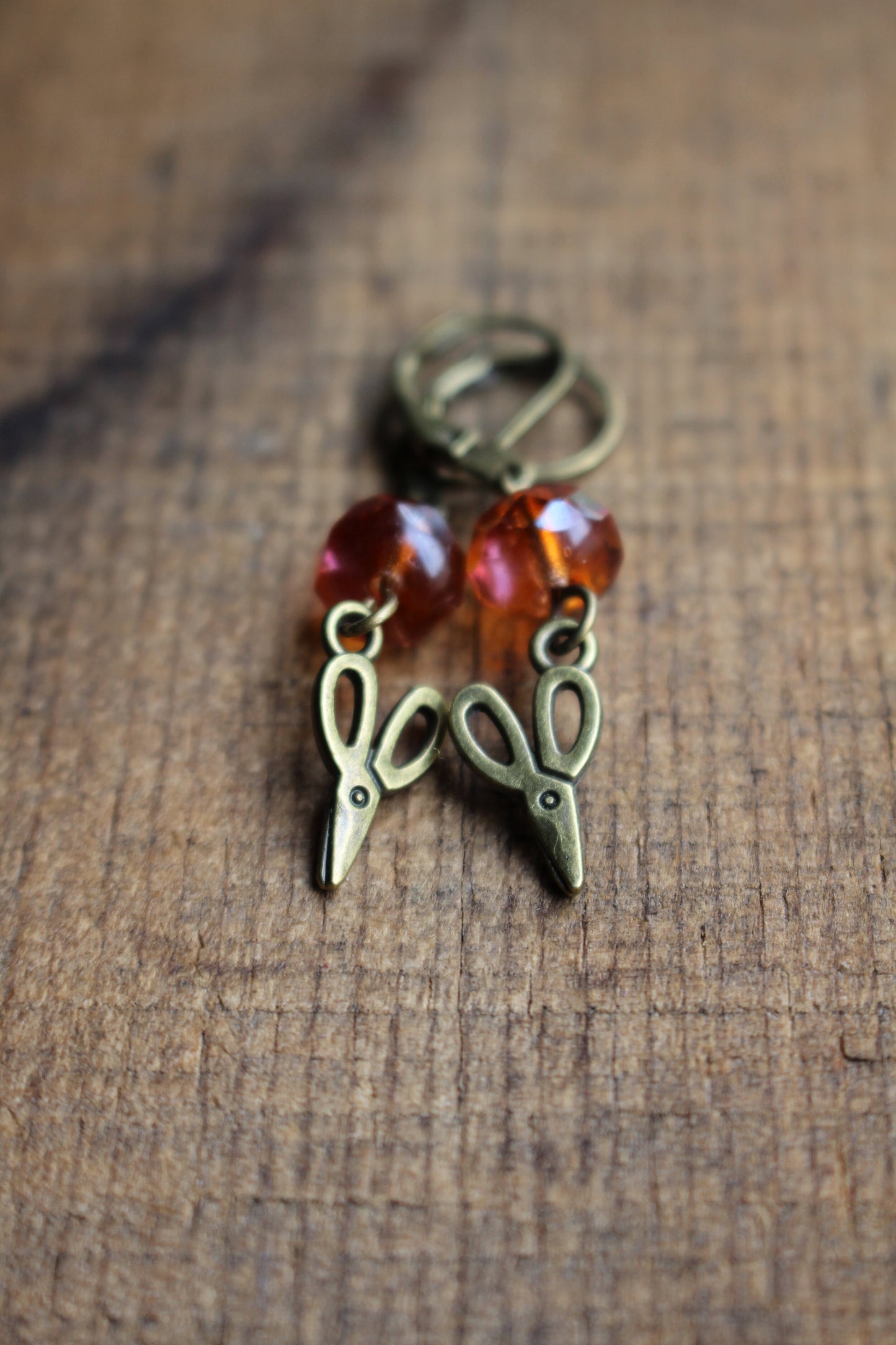 Scissor Charm Earrings