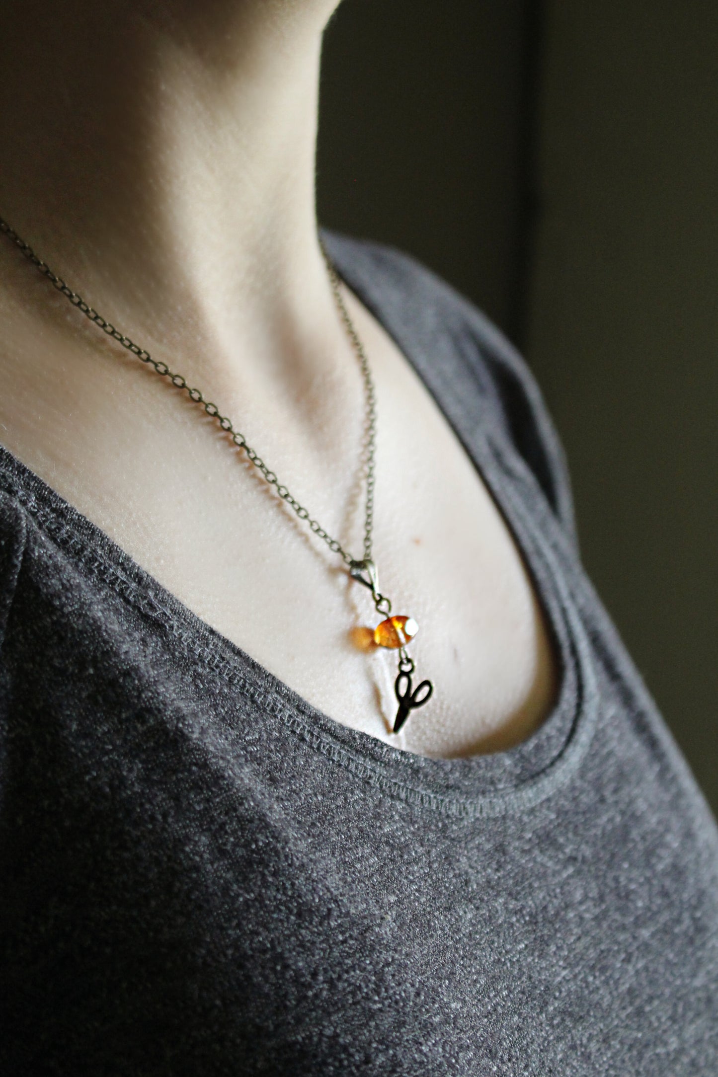 Scissor Charm Necklace
