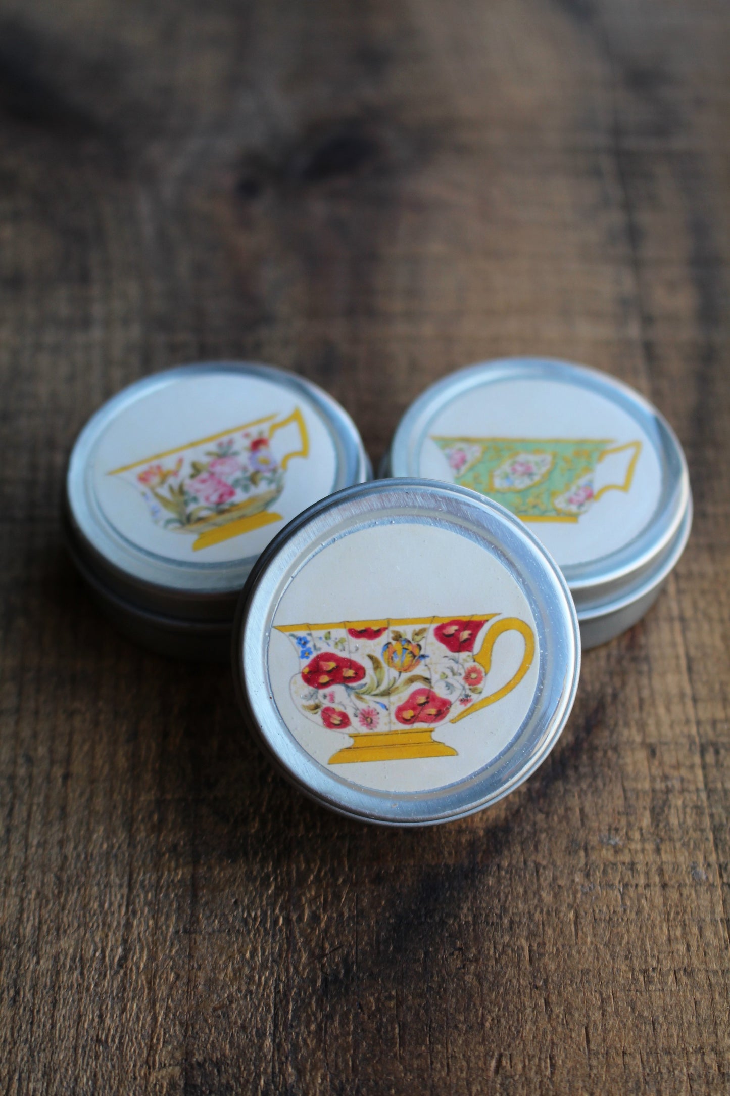 Teatime Stitch Marker Tins