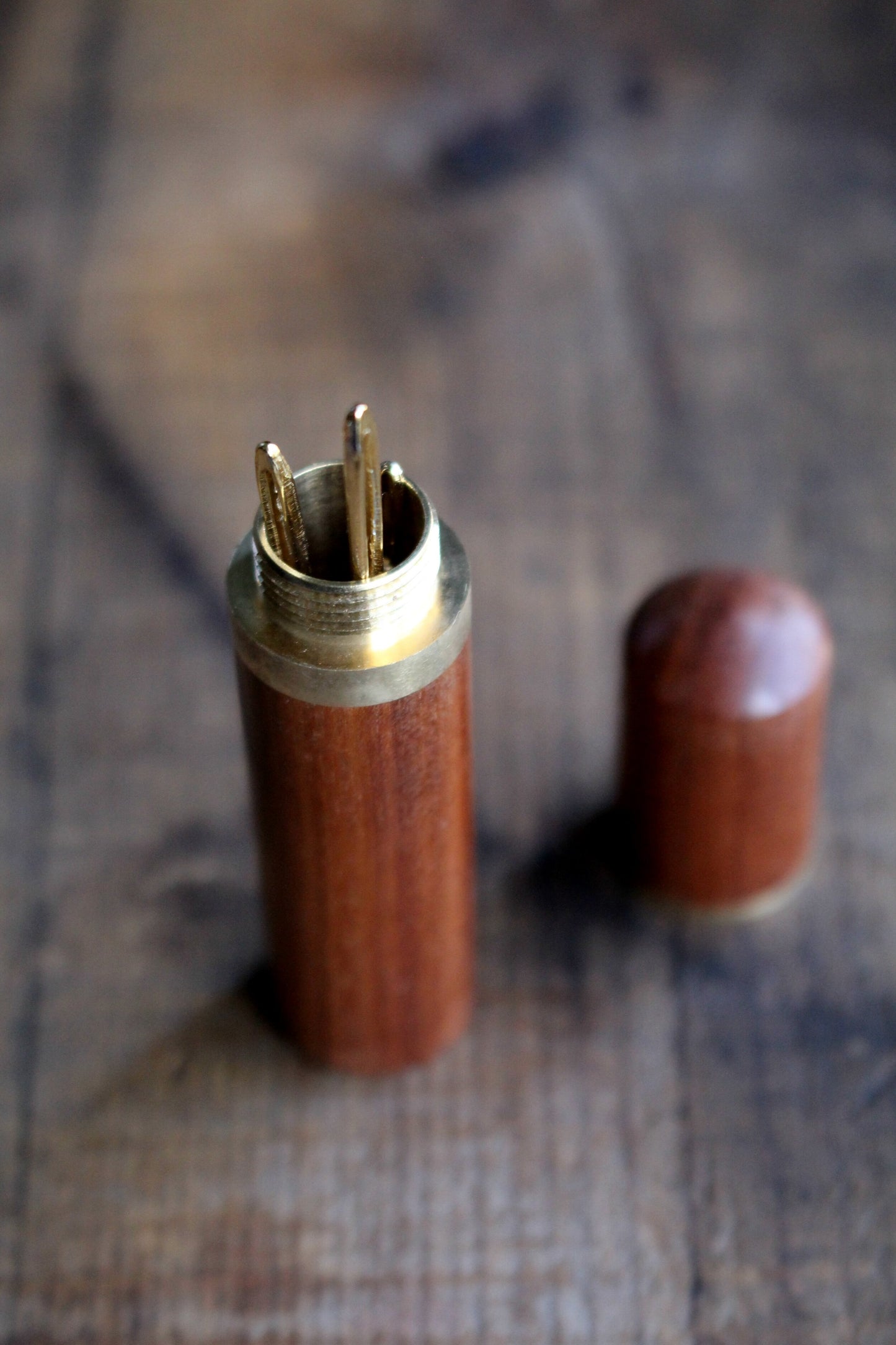 Wooden Tapestry Needle Case