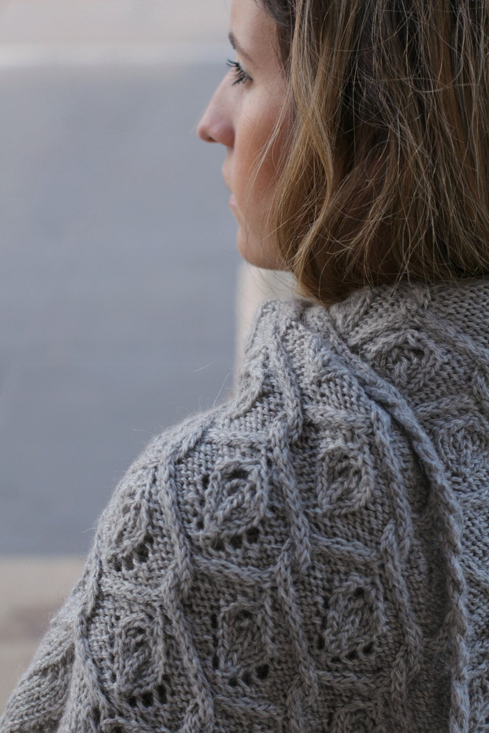 Shawl Pattern • Cable and Lace Four Seasons Shawl Instant Download PDF for Intermediate Knitters - Adult Sizing • Intermediate Knit Pattern