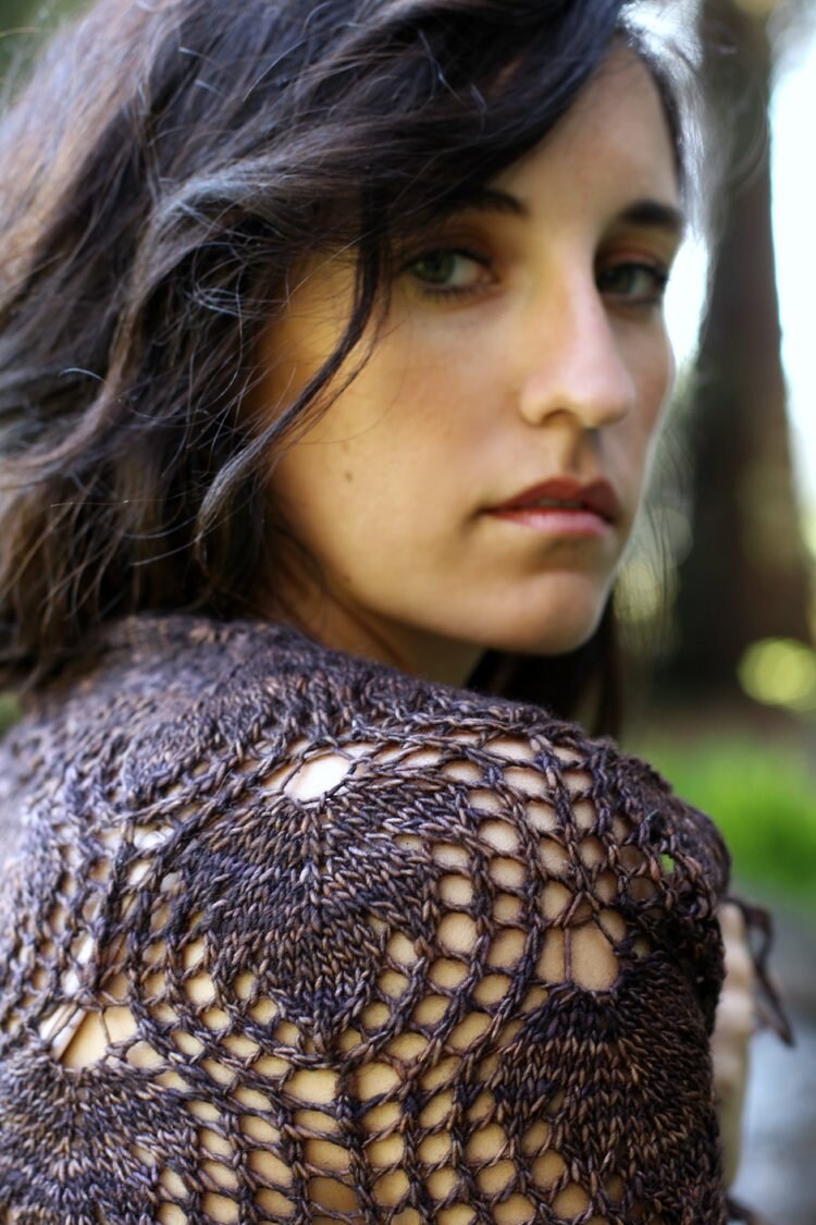 Leafy Lace Shawl Knitting Pattern • Forest Foliage Knitting Pattern PDF • Advanced Knit Pattern