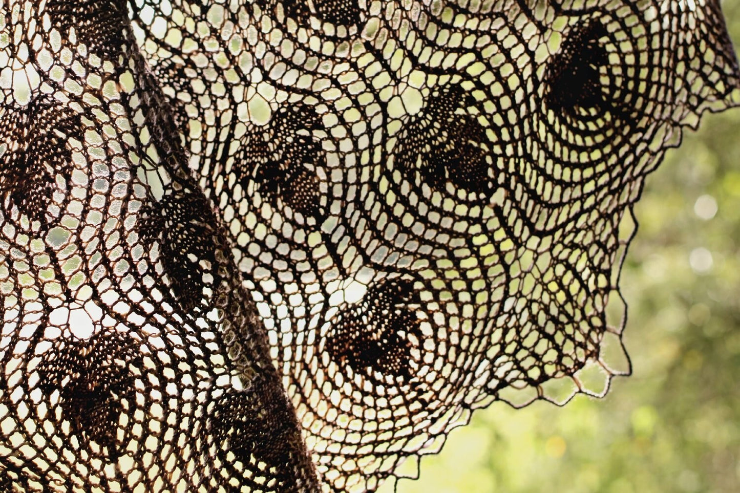 Leafy Lace Shawl Knitting Pattern • Forest Foliage Knitting Pattern PDF • Advanced Knit Pattern