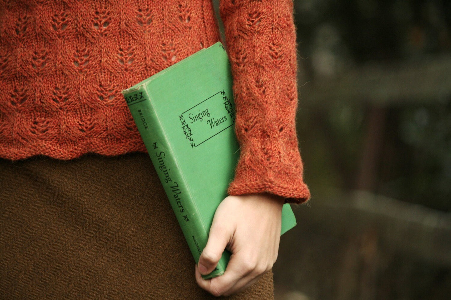 Long Sleeve, Lace Leaf Pullover Knitting Pattern for Women • Autumn's End Knitting Pattern PDF • Intermediate Knit Pattern